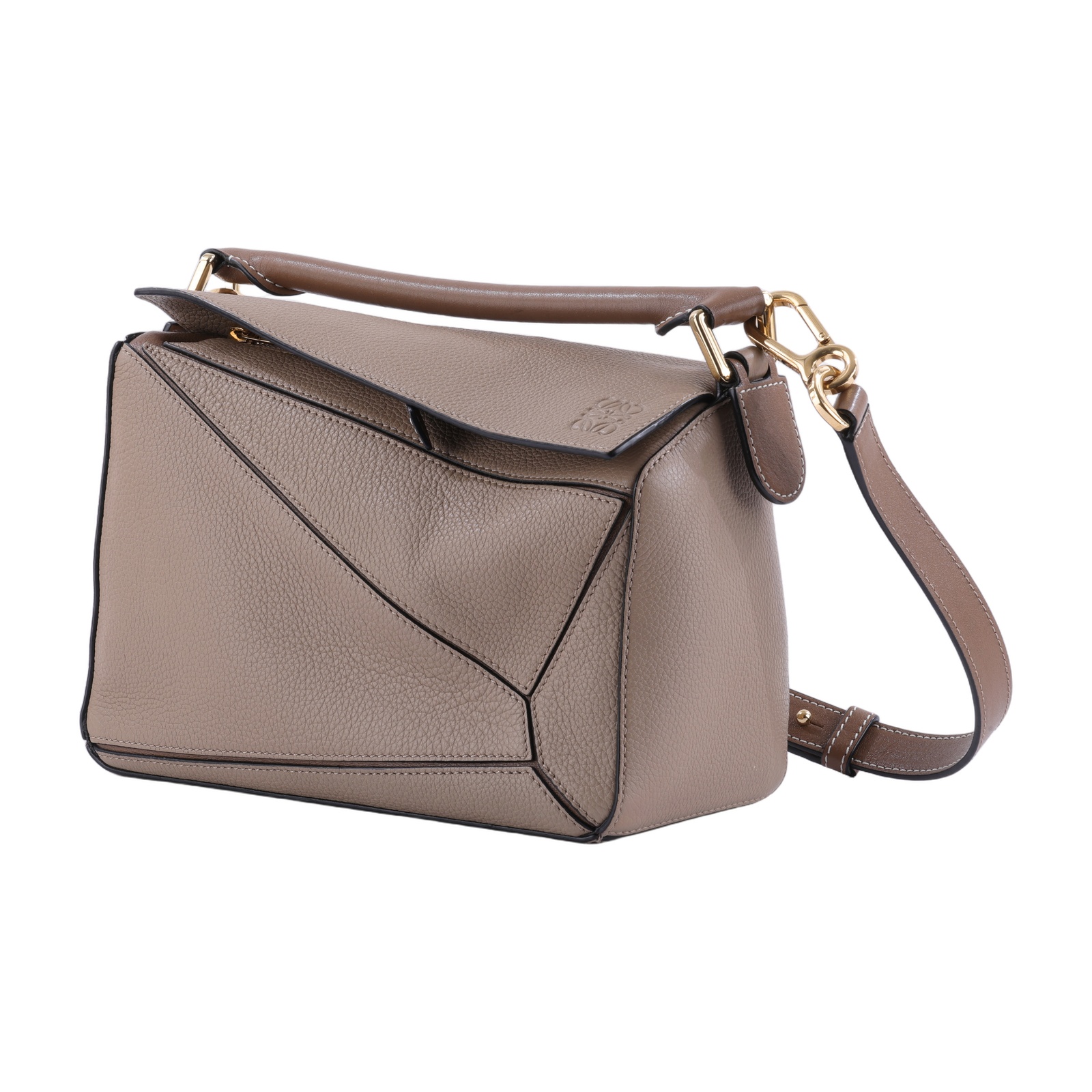 羅意威 LOEWE Small Puzzle bag 肩背 斜背包 322.30.S21 沙色PUZZLE小號 防塵袋/背帶