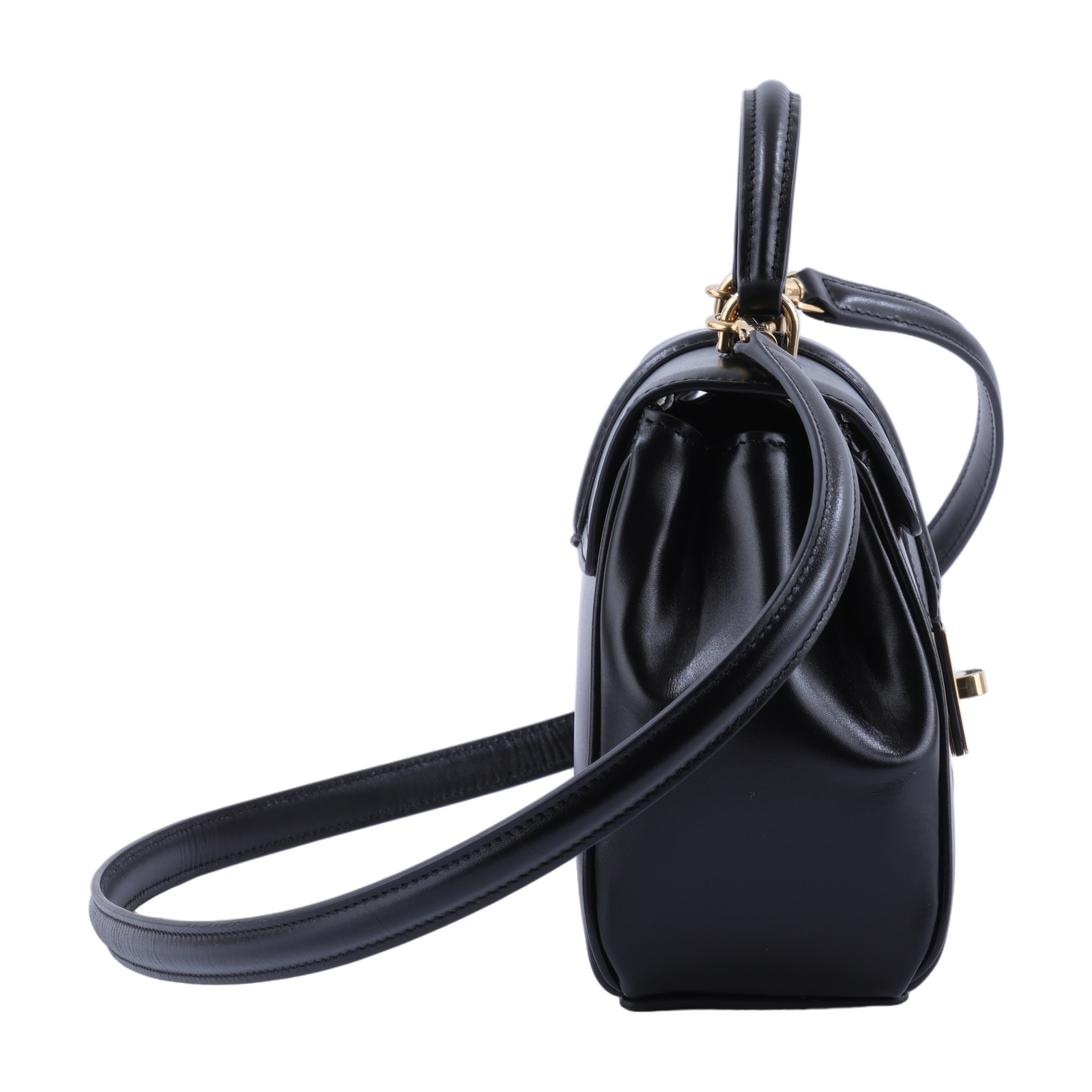 思琳 CELINE Mini 16 緞面小牛皮手袋 MINI 16 IN SATINATED CALFSKIN 197983BEY  防塵袋/背帶/鎖組/購買證明正本