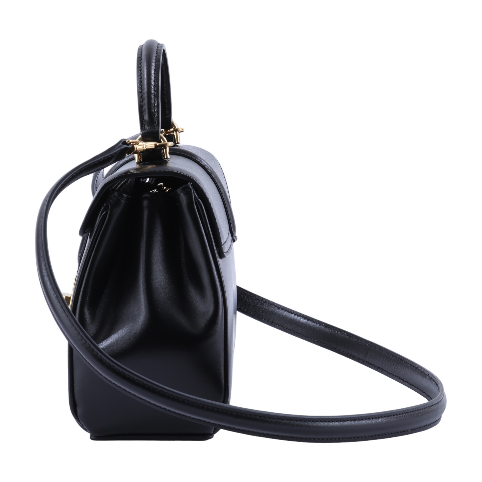 思琳 CELINE Mini 16 緞面小牛皮手袋 MINI 16 IN SATINATED CALFSKIN 197983BEY  防塵袋/背帶/鎖組/購買證明正本