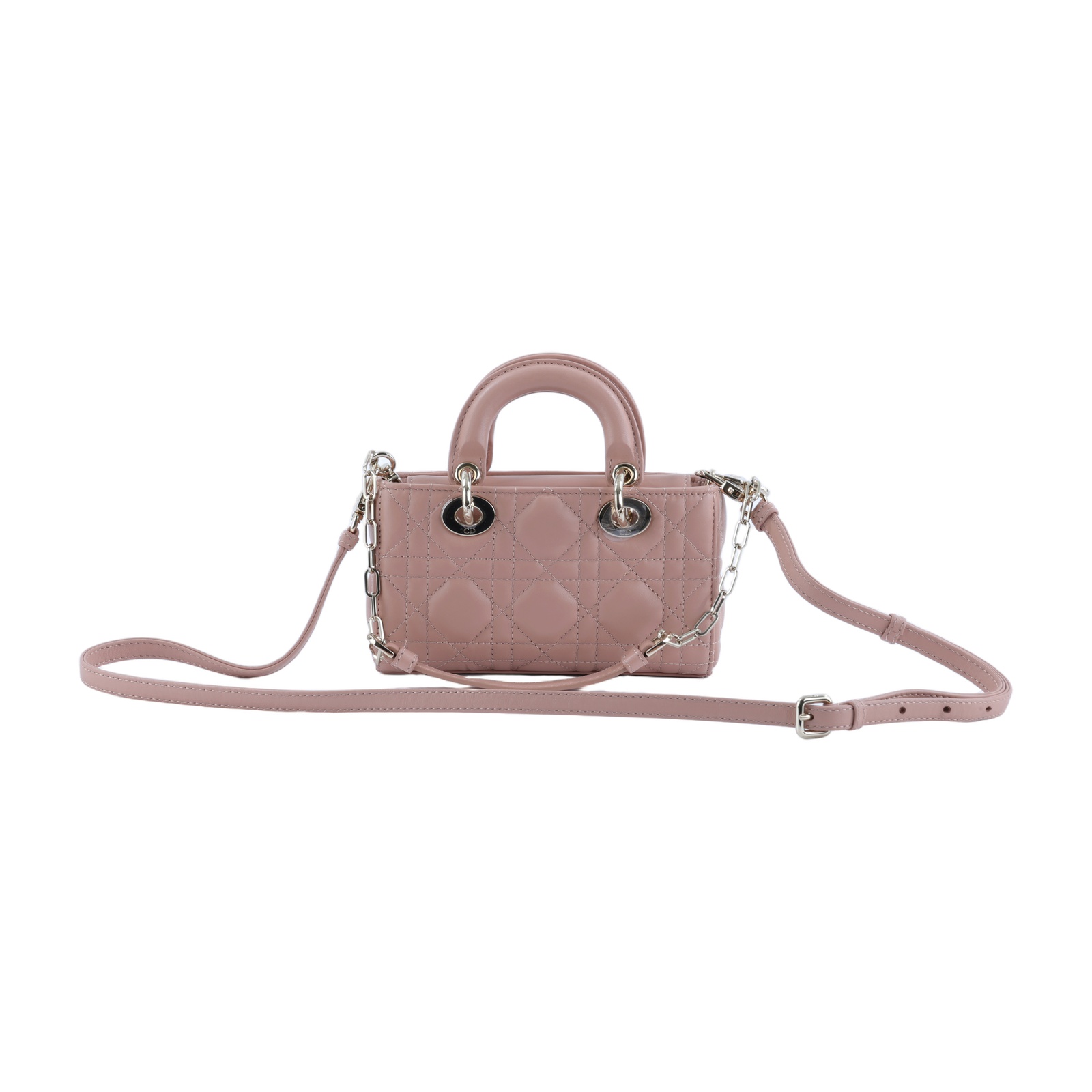 迪奧 CHRISTIAN DIOR Lady D-Joy 微型手袋 S0910ONGE  原廠盒子/防塵袋/保證卡/背帶2/購買證明影本