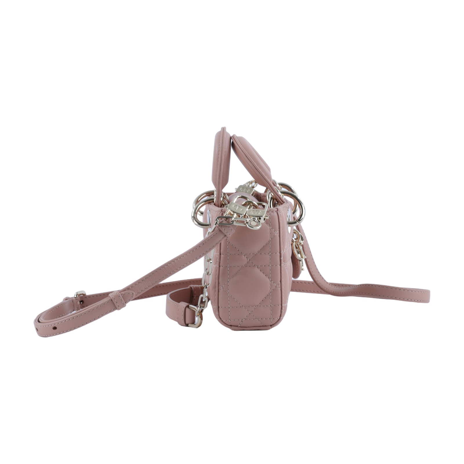迪奧 CHRISTIAN DIOR Lady D-Joy 微型手袋 S0910ONGE  原廠盒子/防塵袋/保證卡/背帶2/購買證明影本