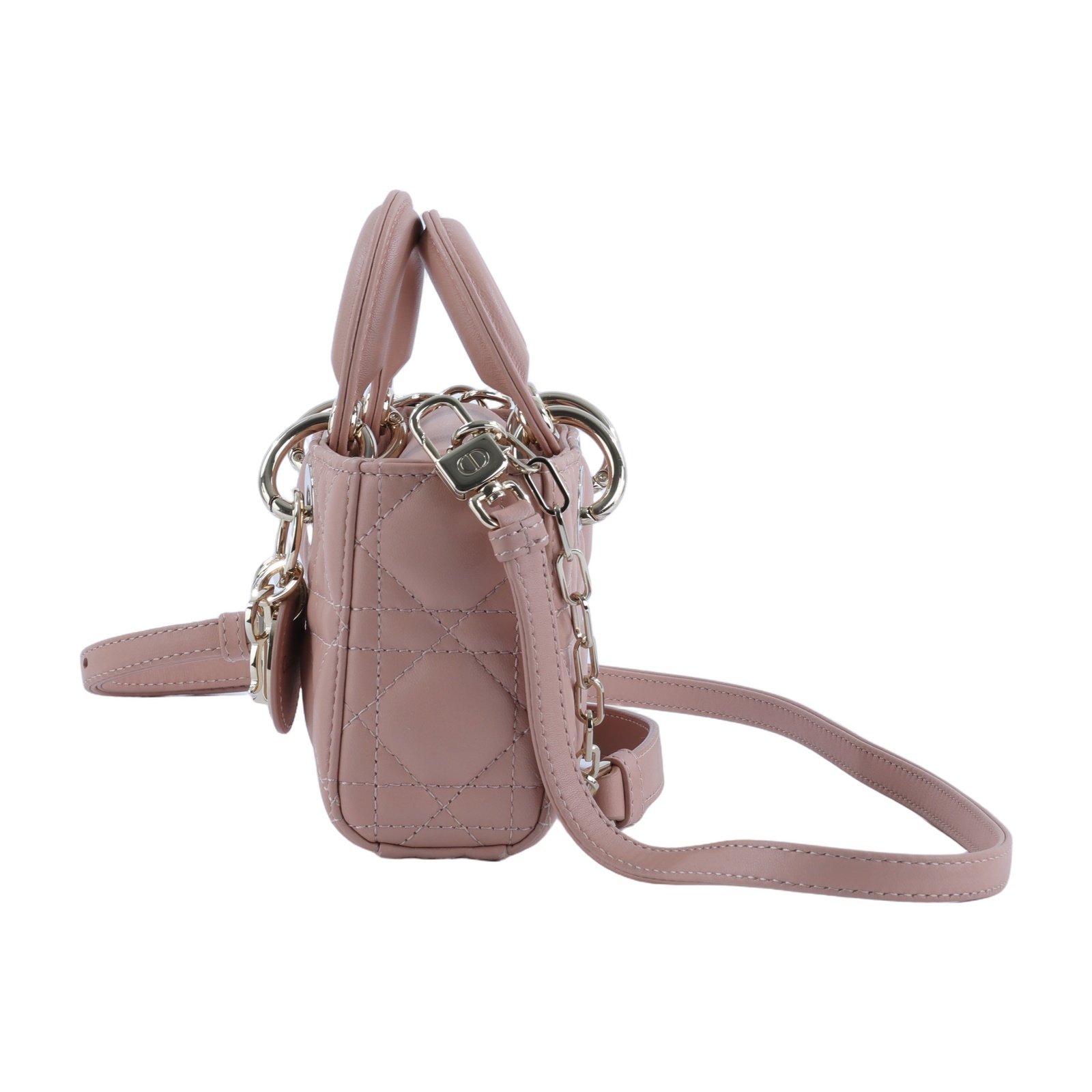 迪奧 CHRISTIAN DIOR Lady D-Joy 微型手袋 S0910ONGE  原廠盒子/防塵袋/保證卡/背帶2/購買證明影本