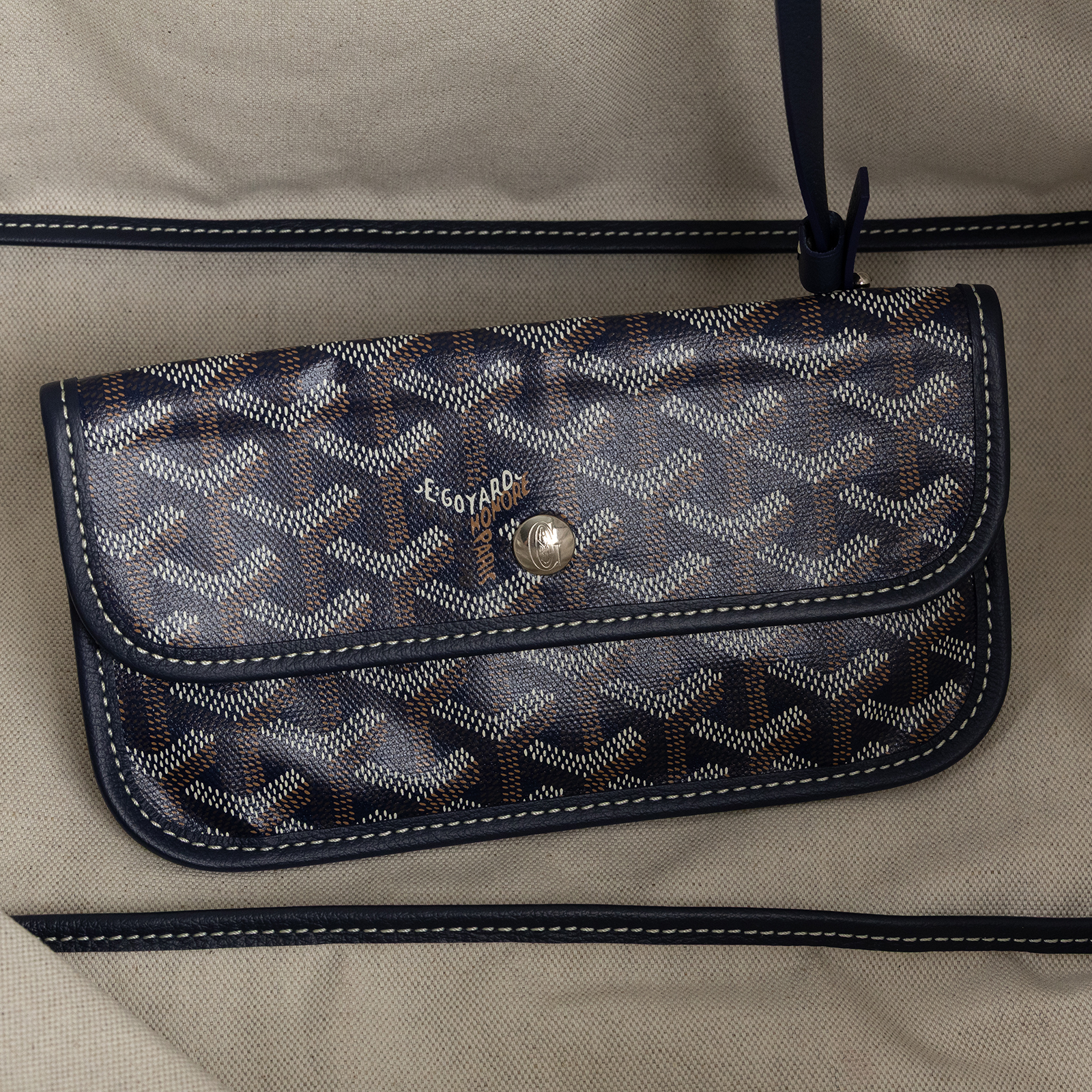 高雅德 GOYARD Saint Louis GM Bag 托特包 STLOUIGMLTY 藍SAINT LOUIS GM 防塵袋/內袋