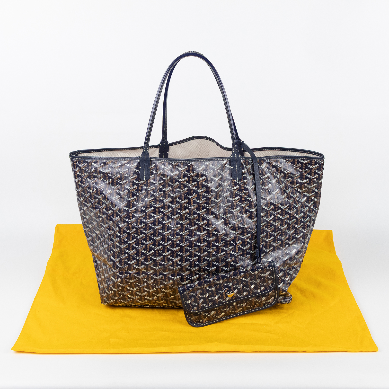 高雅德 GOYARD Saint Louis GM Bag 托特包 STLOUIGMLTY 藍SAINT LOUIS GM 防塵袋/內袋