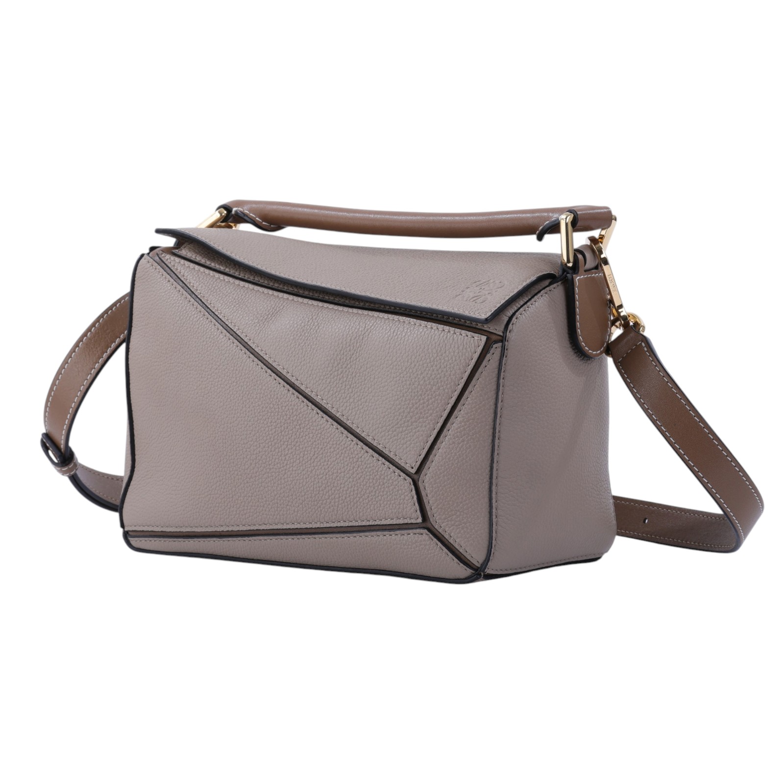 羅意威 LOEWE Small Puzzle bag 肩背 斜背包 32212KBS21 沙拚棕色PUZZLE SMALL 防塵袋/背帶