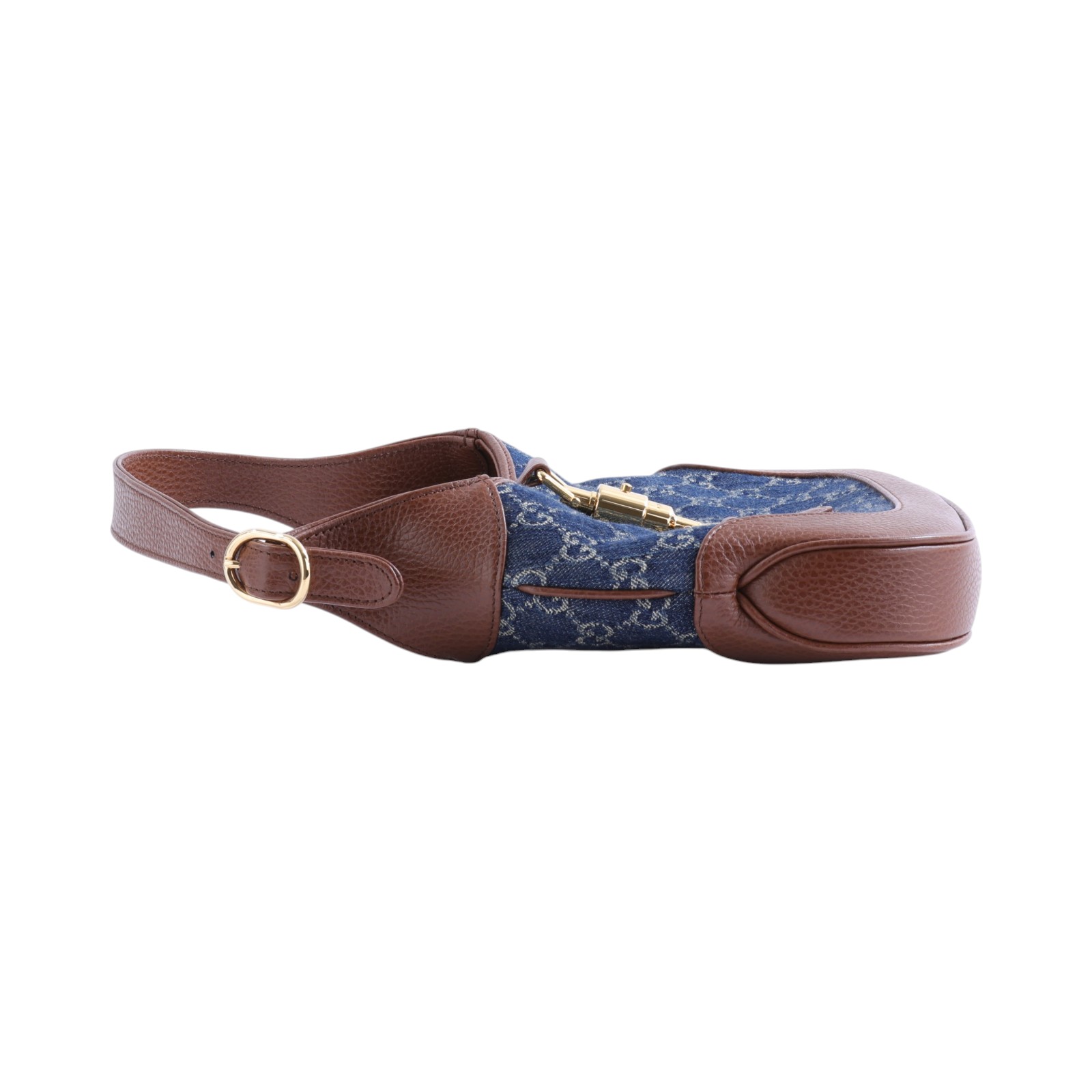 古馳 GUCCI Jackie 1961 小型 肩揹袋 636706 2KQGG 藍牛仔 JACKIE 1961 防塵袋/背帶