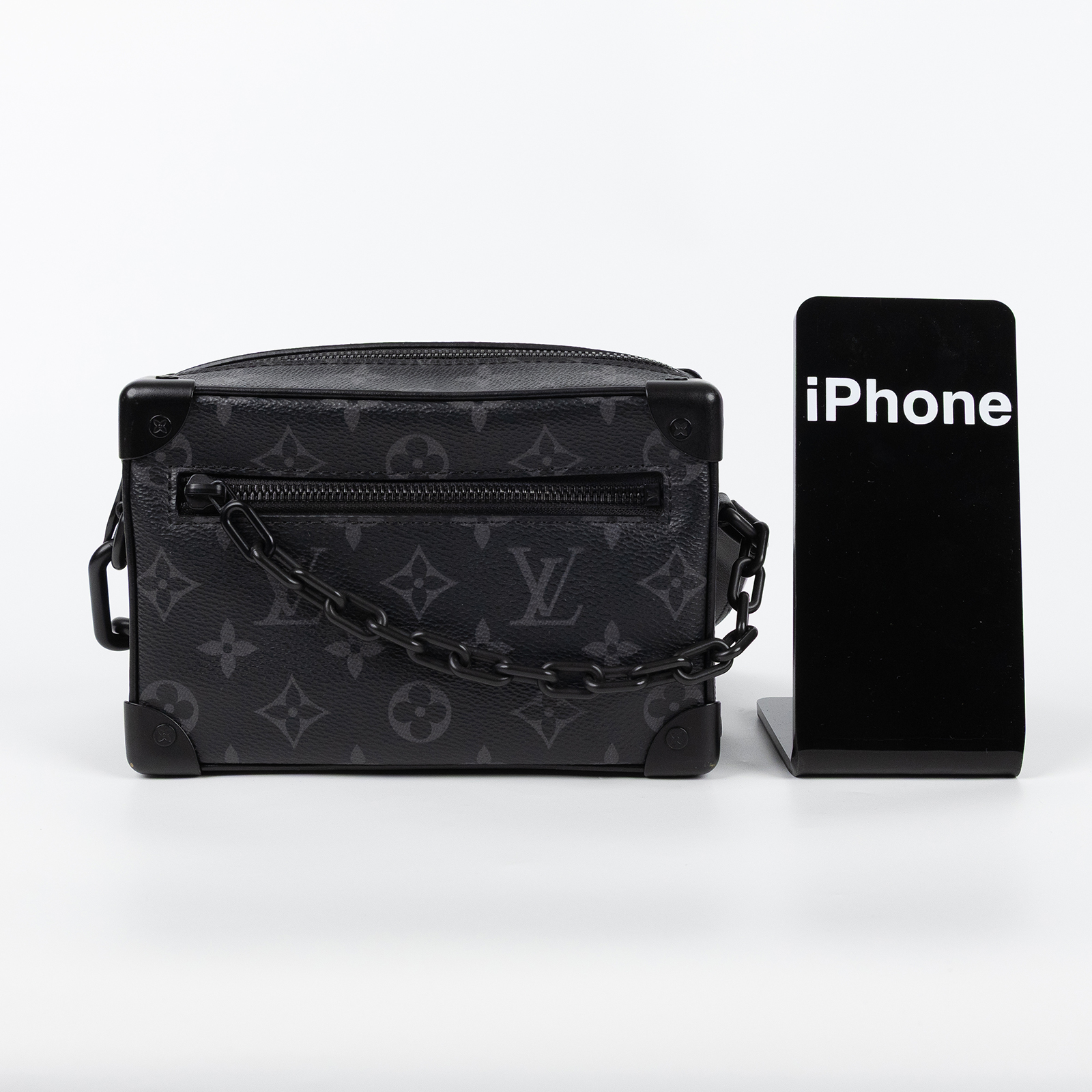 路易威登 LOUIS VUITTON Mini Soft Trunk 迷你 隨身包 黑色 M44735 晶片款  原廠盒子/防塵袋/購買證明正本