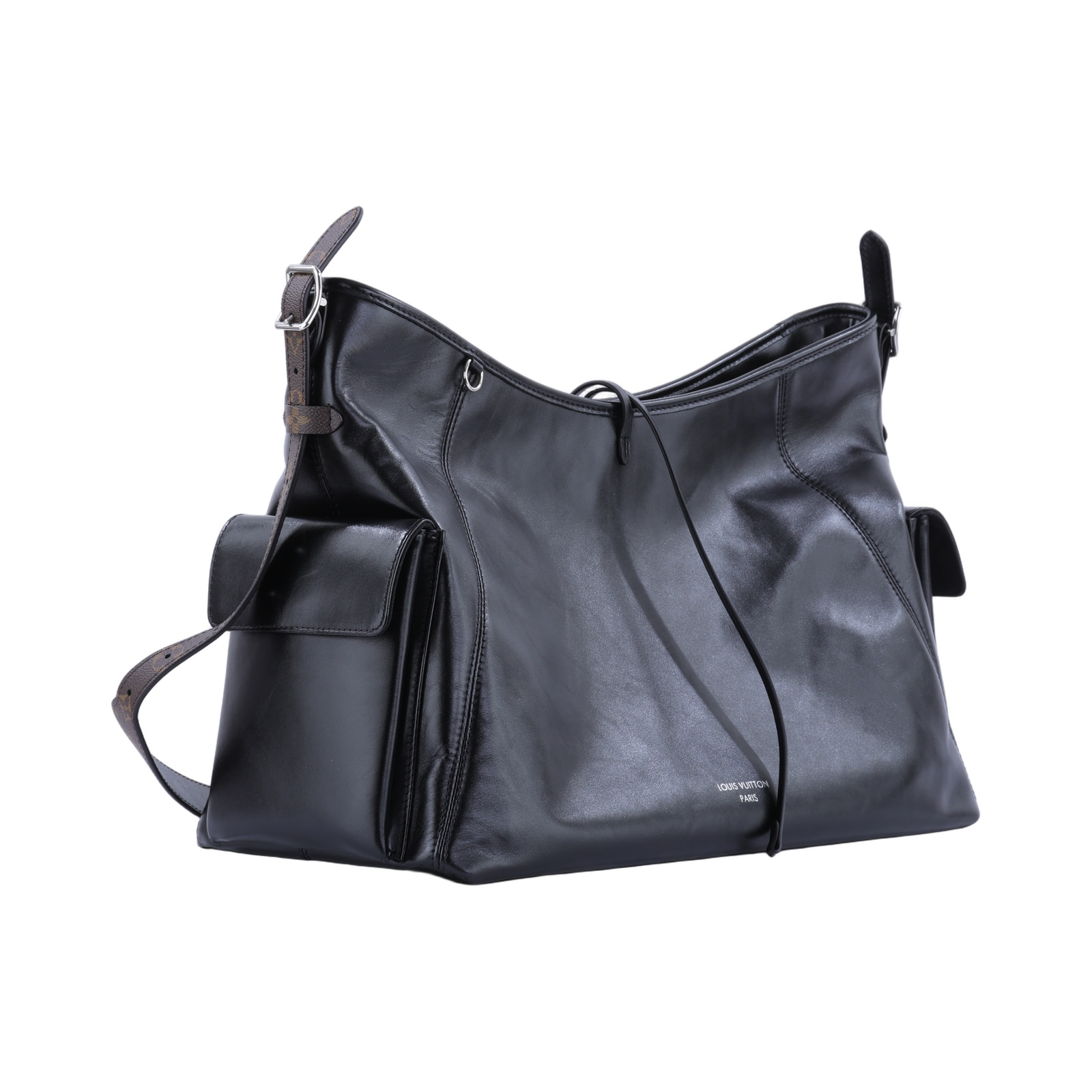 路易威登 LOUIS VUITTON Carry All Travel Bag 肩背包 行李包 M15175 晶片款  原廠盒子/防塵袋/背帶/內袋/吊牌/購買證明正本
