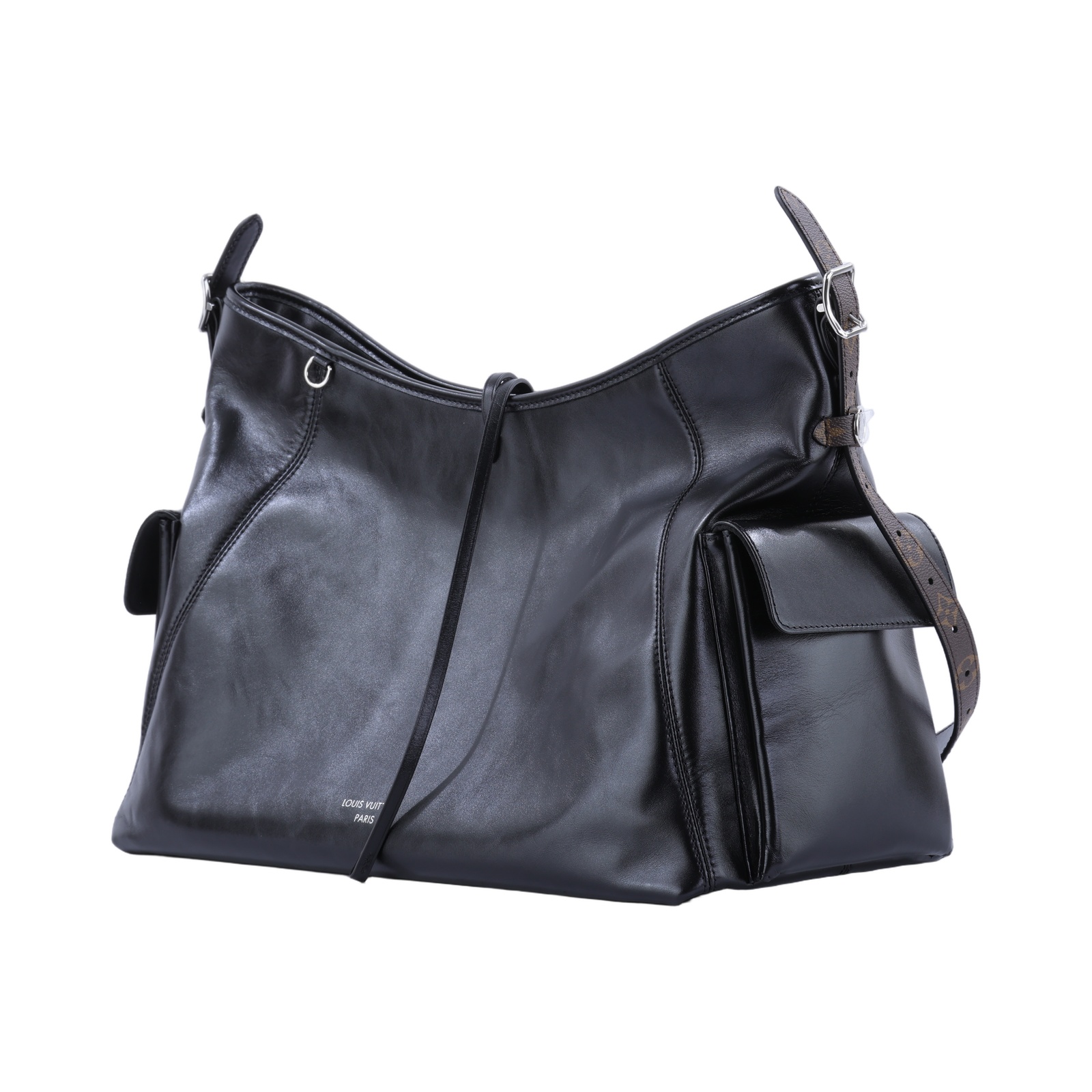 路易威登 LOUIS VUITTON Carry All Travel Bag 肩背包 行李包 M15175 晶片款  原廠盒子/防塵袋/背帶/內袋/吊牌/購買證明正本
