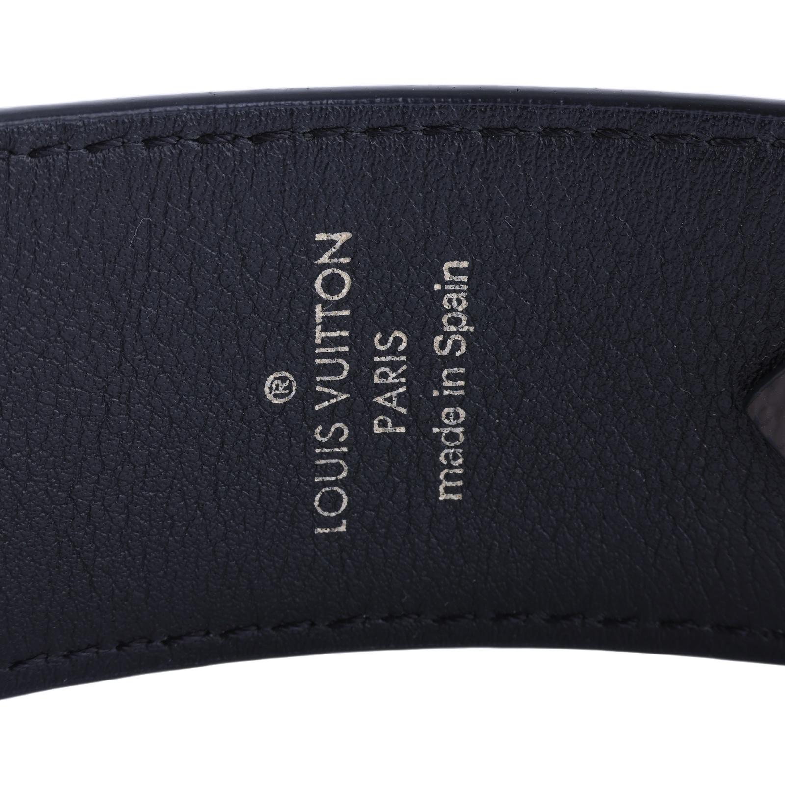 路易威登 LOUIS VUITTON Monogram 肩背帶 黑色 J02288 棕原花寬背帶 原廠盒子/防塵袋