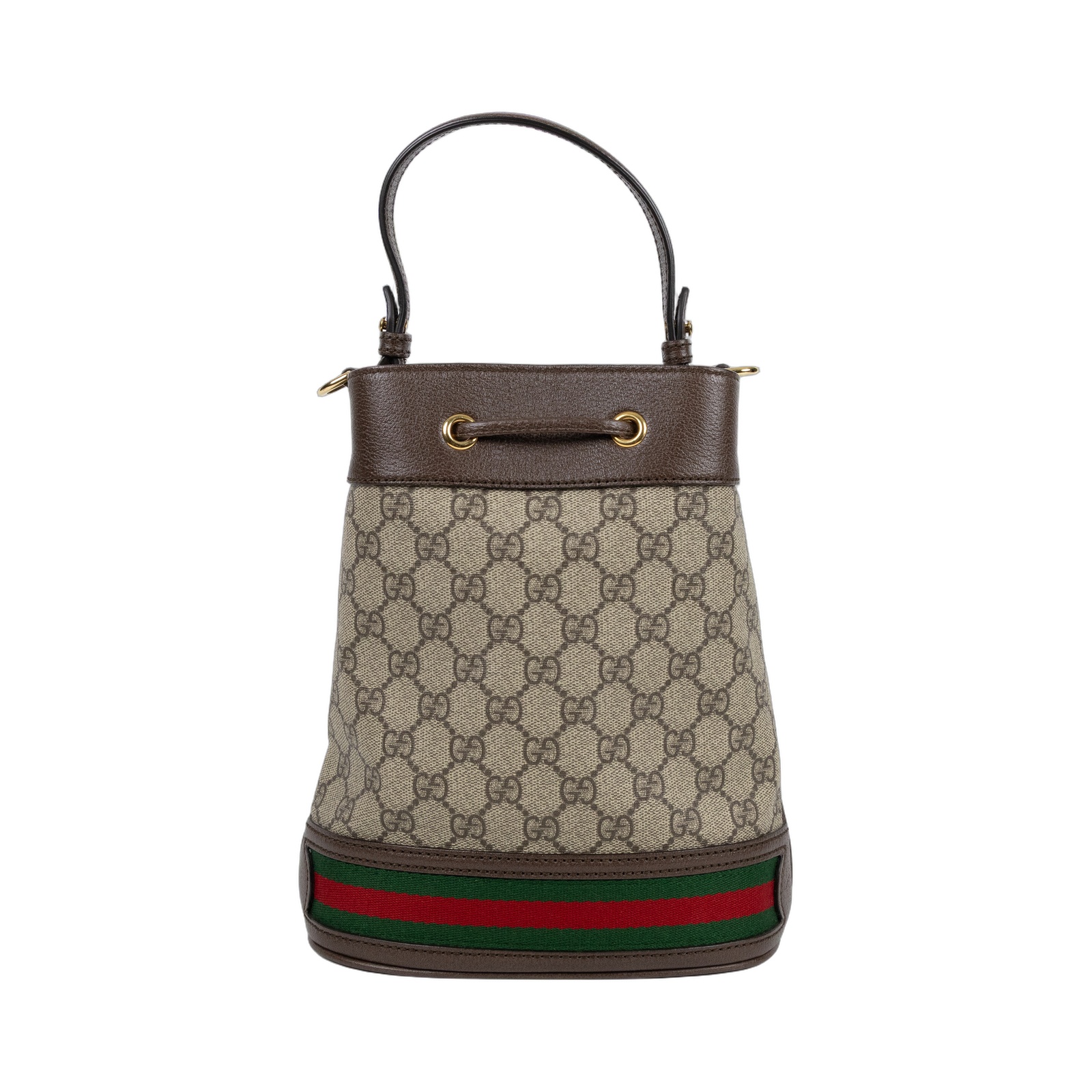 古馳 GUCCI Ophidia GG 小型 肩背 水桶袋 550621 96I3B 棕GG紋Ophidia水桶包 背帶