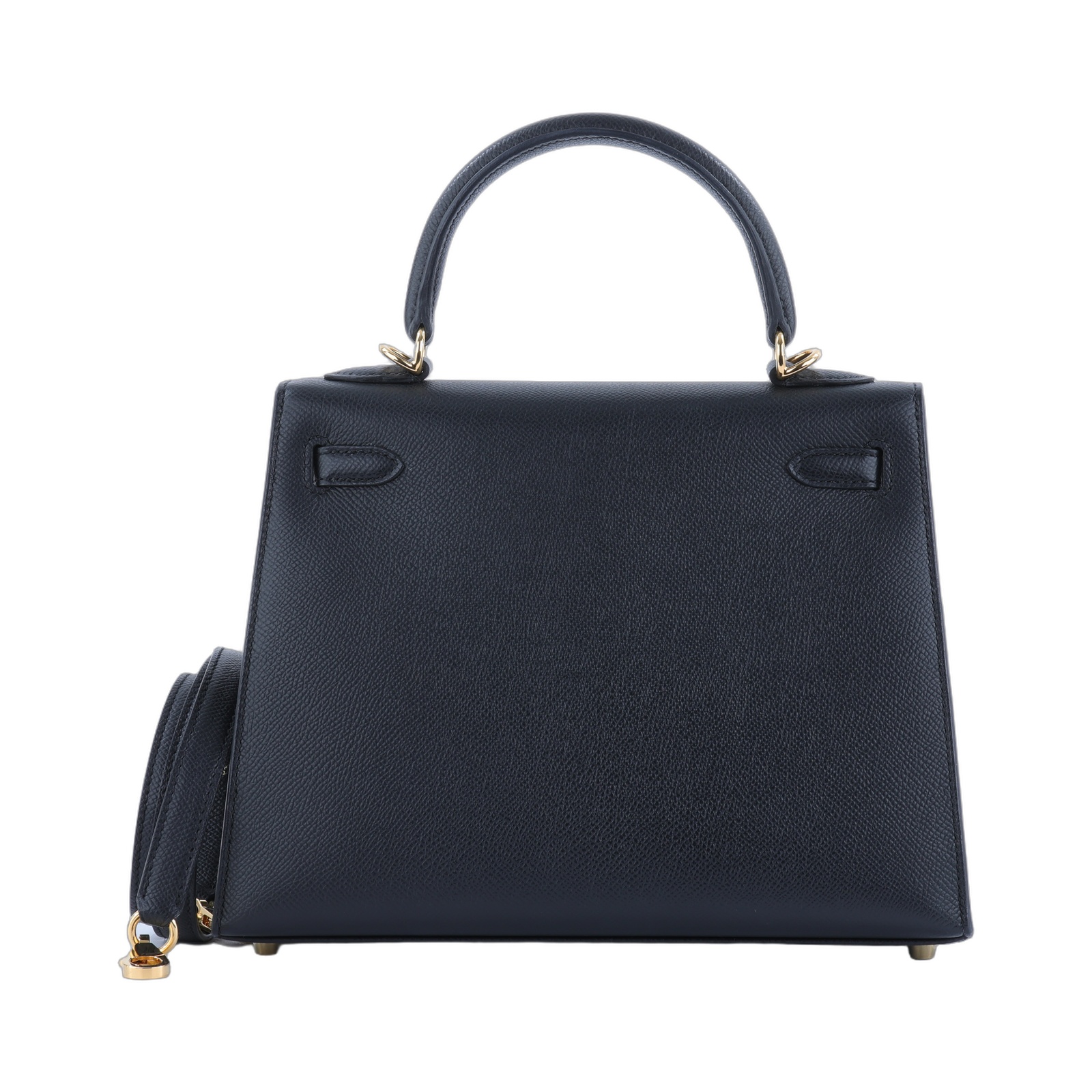愛馬仕 Hermes Kelly II Sellier 凱莉包 25 黑色 金色五金 H038416CC89 W刻 WTC272UG H038416CC  原廠盒子/防塵袋/購買證明/鎖組/背帶