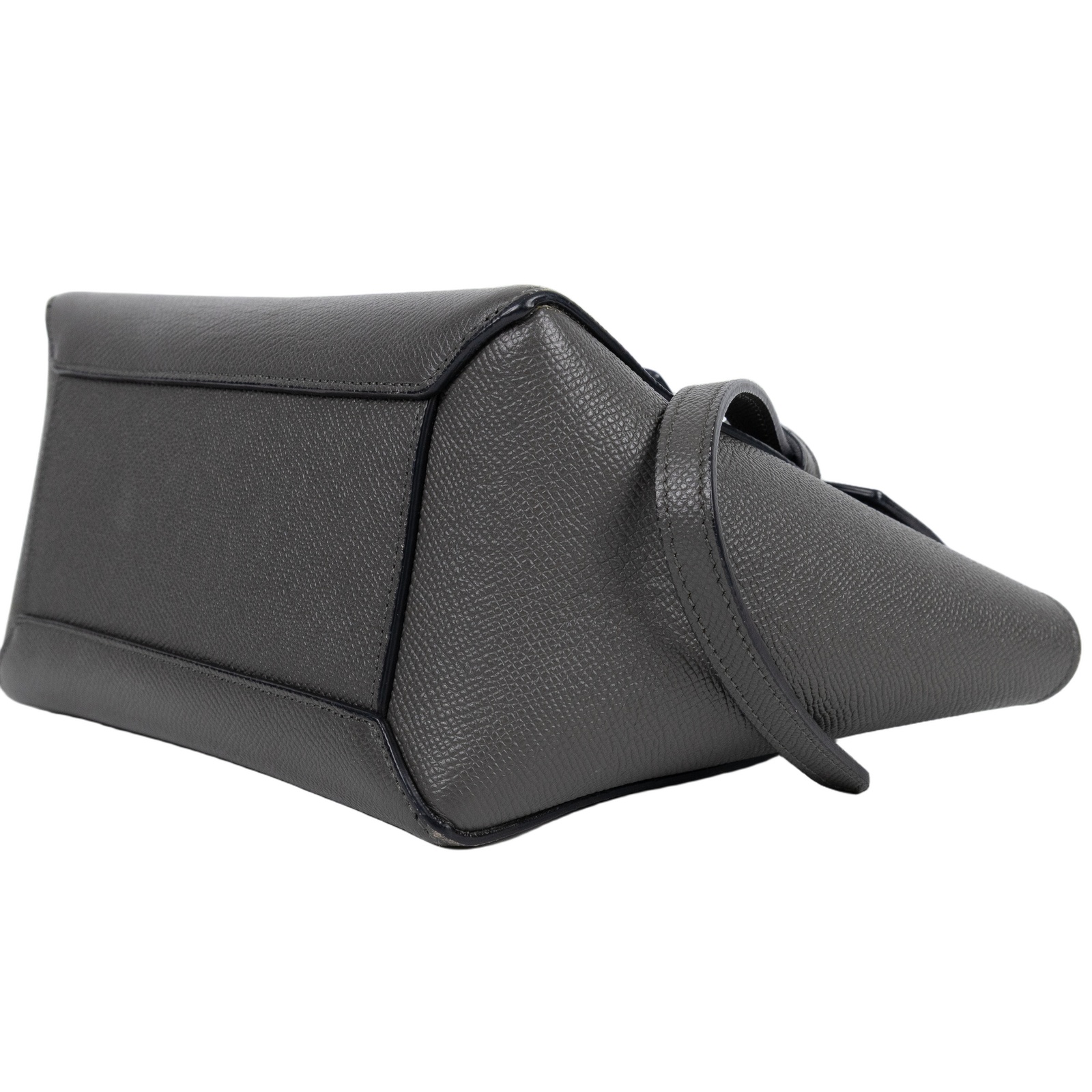 思琳 CELINE 珠地小牛皮 袖珍型 Belt 手袋 189003ZVA 灰NANO BELT 2WAY 防塵袋/背帶