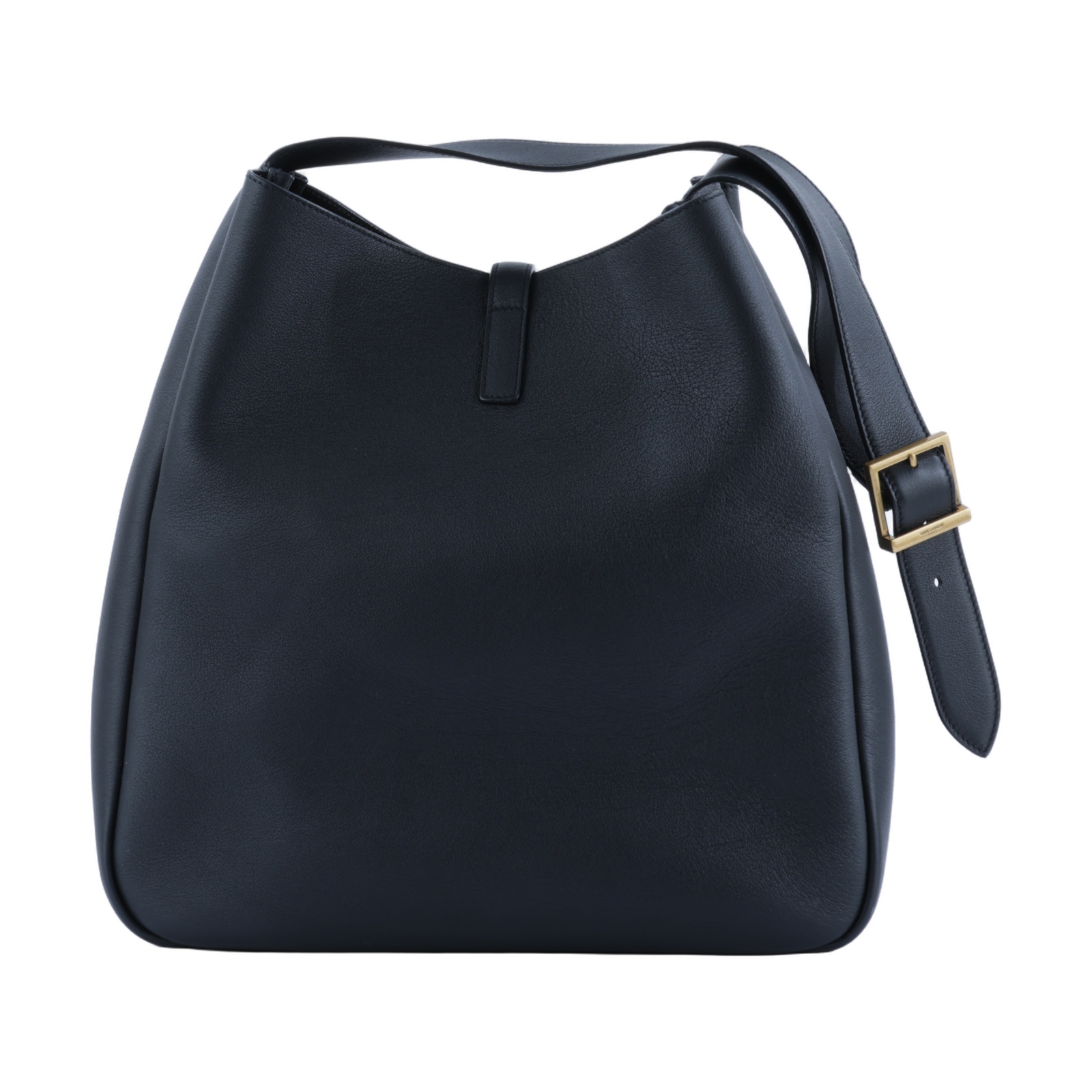 聖羅蘭 YSL SAINT LAURENT LE 5 À 7 滑面皮革 柔軟 大型 手袋 手提 肩背包 753837AAAUQ  防塵袋/購買證明