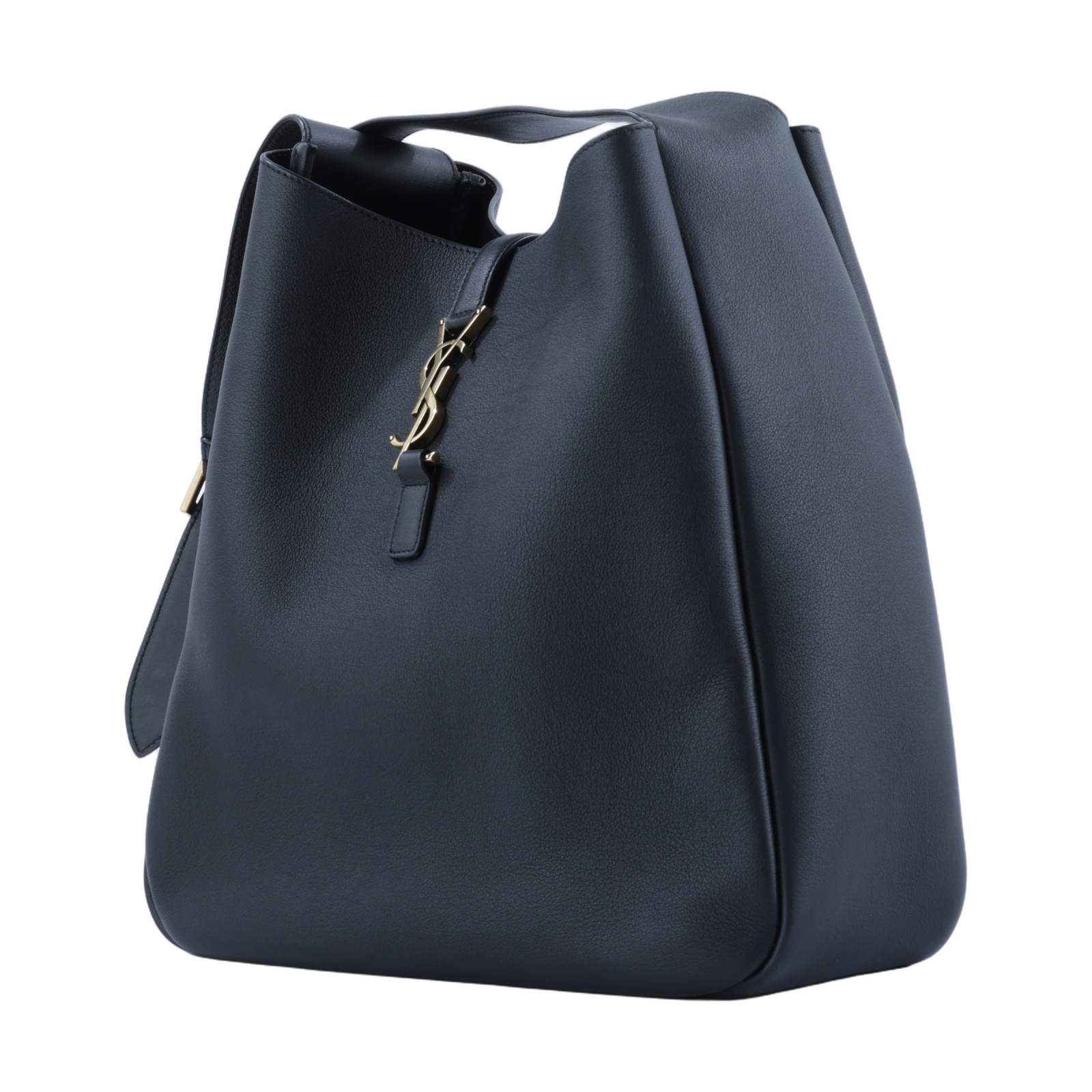 聖羅蘭 YSL SAINT LAURENT LE 5 À 7 滑面皮革 柔軟 大型 手袋 手提 肩背包 753837AAAUQ  防塵袋/購買證明
