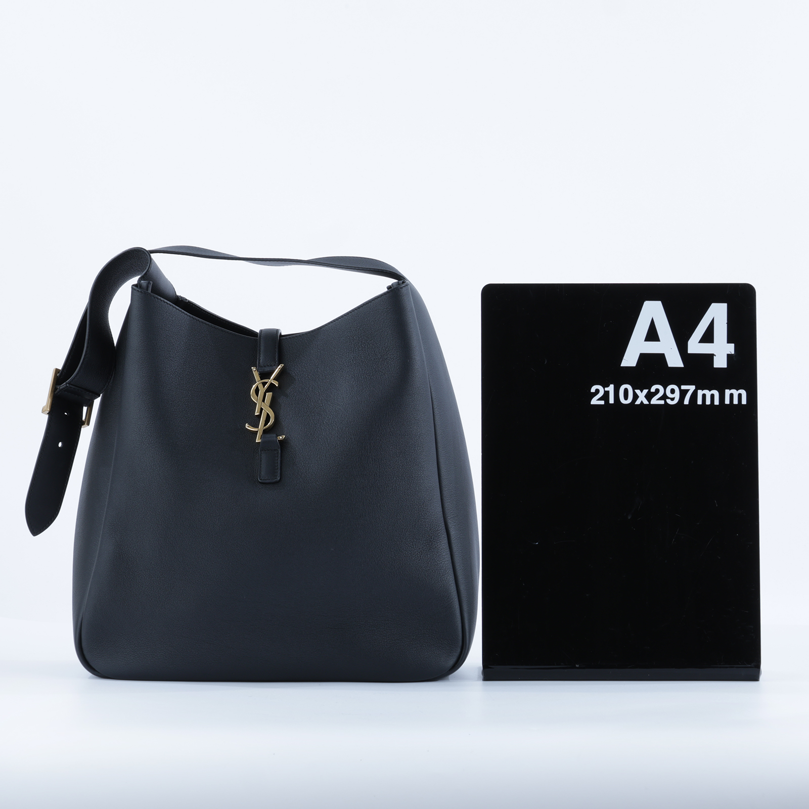 聖羅蘭 YSL SAINT LAURENT LE 5 À 7 滑面皮革 柔軟 大型 手袋 手提 肩背包 753837AAAUQ  防塵袋/購買證明