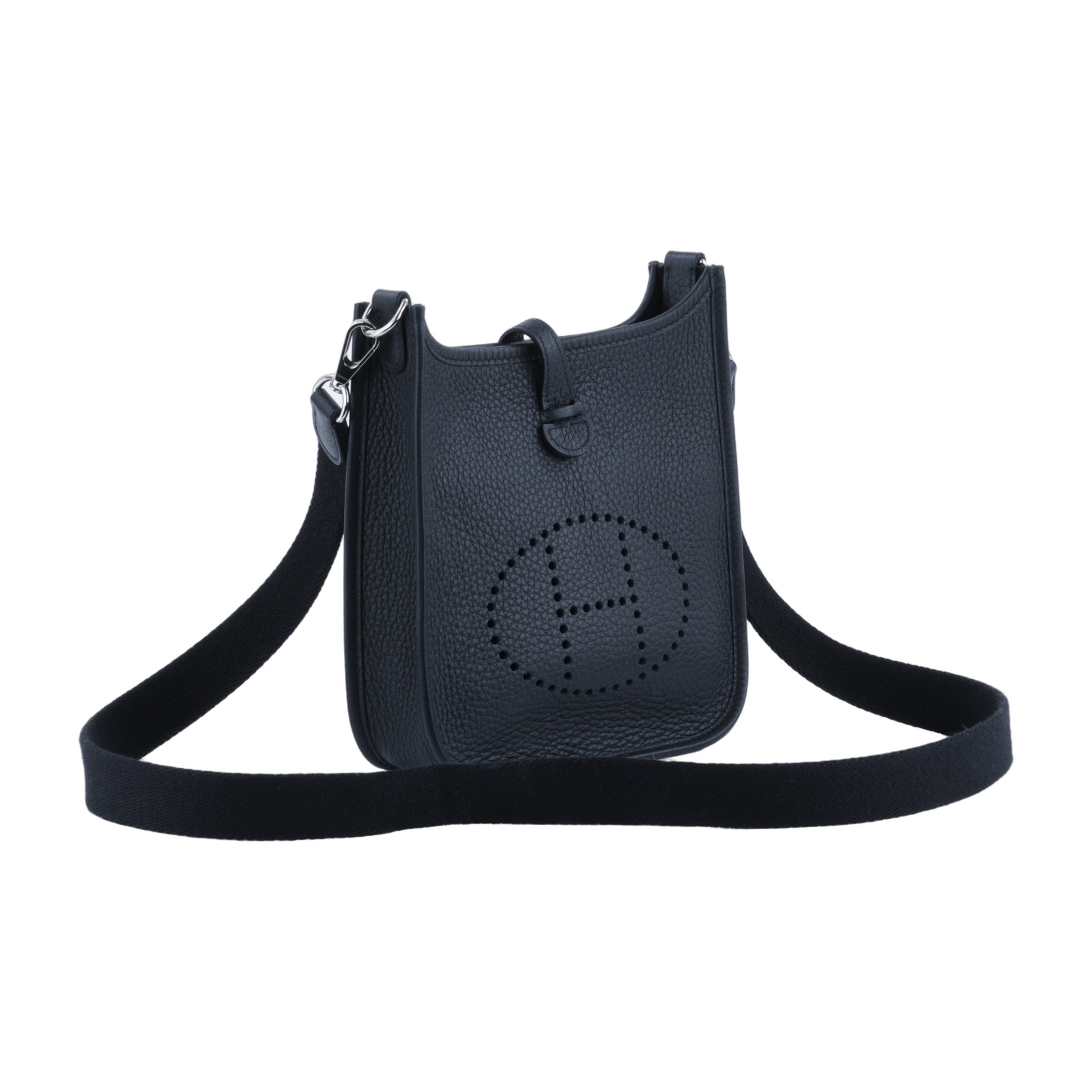 愛馬仕 Hermes Evelyne 16 Amazone bag 伊芙琳包 黑色 銀色五金 H069426CK89 K MP 008 BC H069426CK  原廠盒子/防塵袋