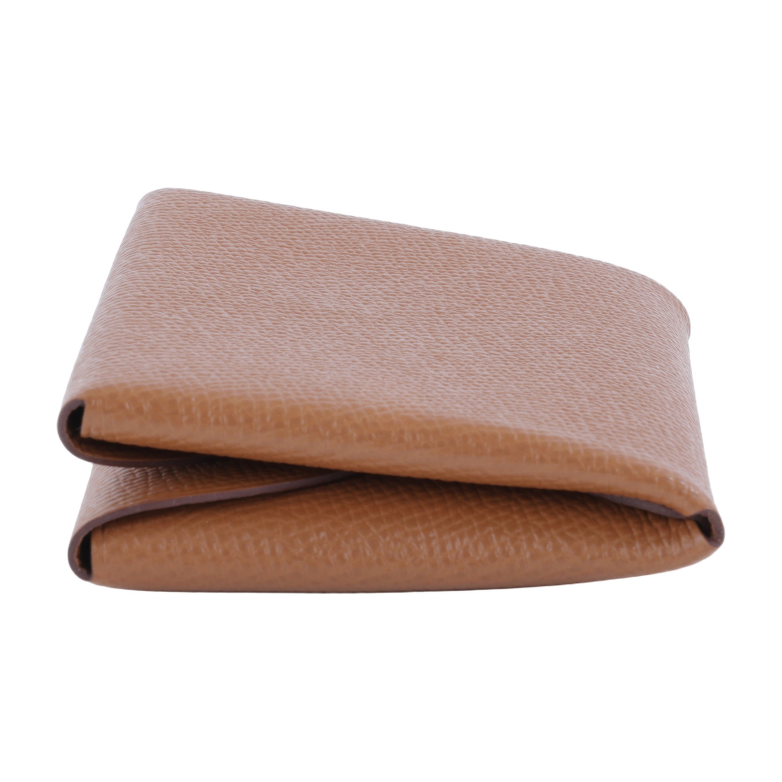 愛馬仕 Hermes Calvi Duo 卡包 CALD B FM 004 PM B刻 金棕 CALVI DUO 原廠盒子