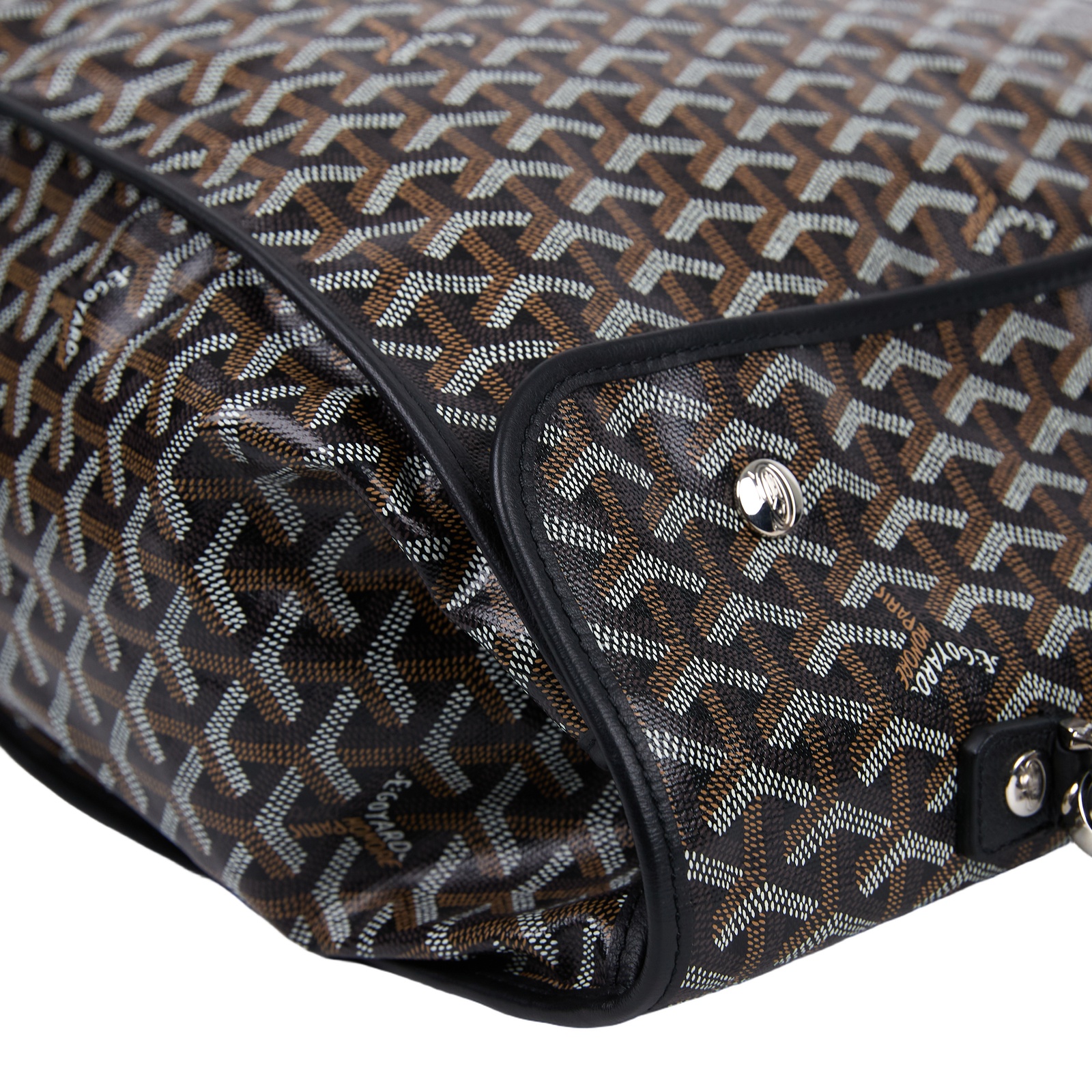 高雅德 GOYARD Saint Leger MM 背包 STLEGEMMLTY 黑SAINT LEGER翻蓋後背包 無附屬品
