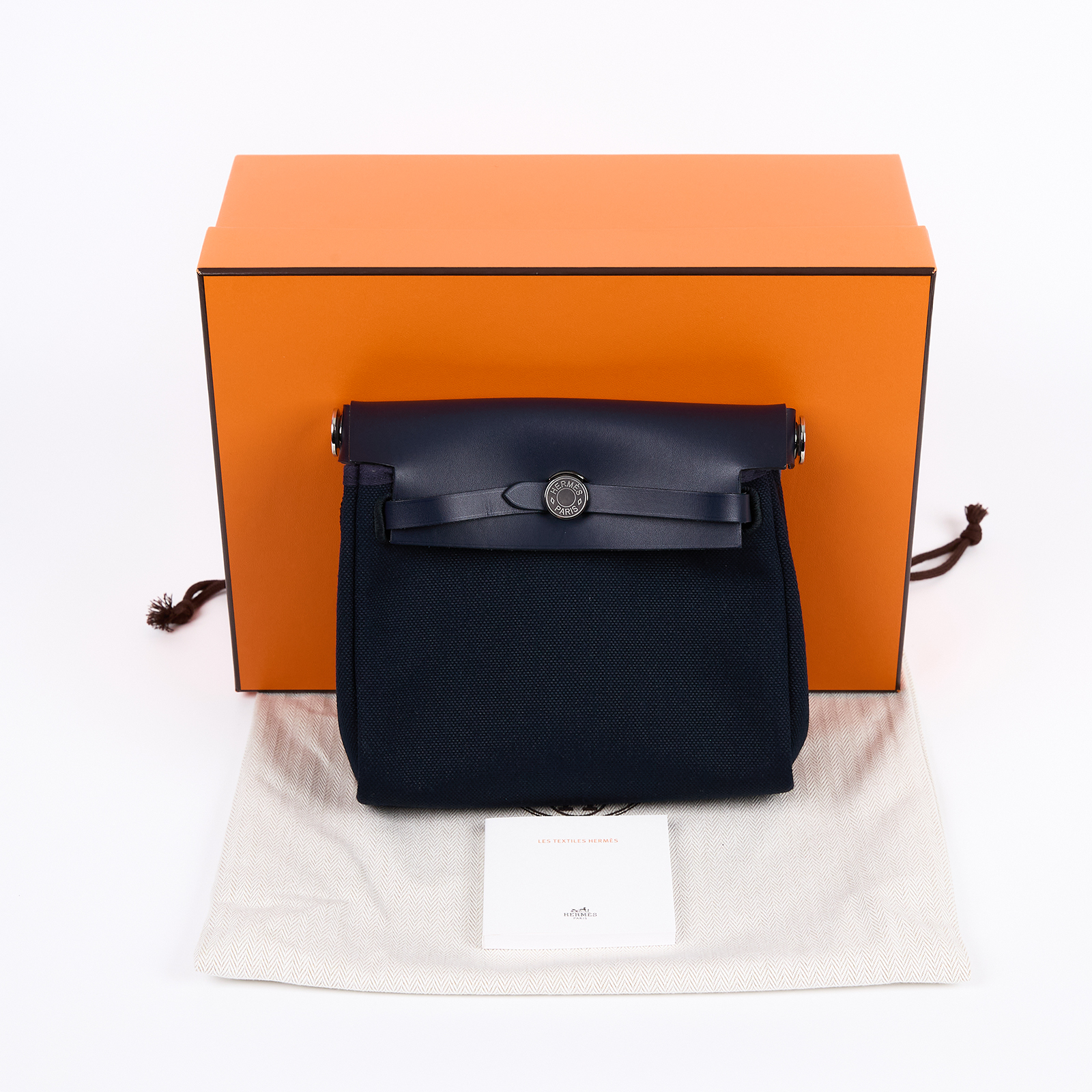 愛馬仕 Hermes Herbag Zip 20 HER20 G刻 G刻 深藍HERBAG20 原廠盒子/防塵袋