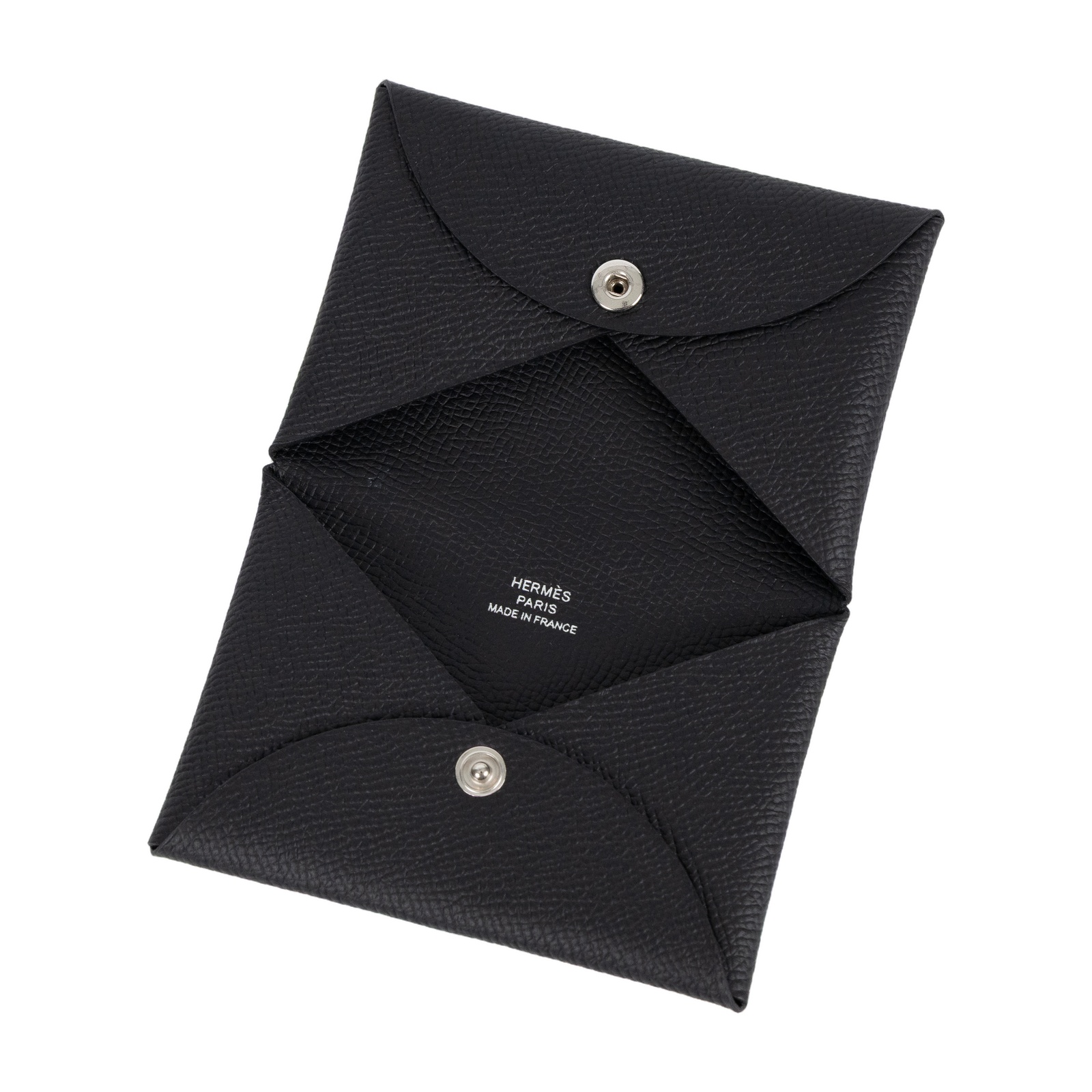 愛馬仕 Hermes Calvi 卡包 銀色五金 黑色 H044164CK89 U MZ 009 CS  黑CALVI 原廠盒子