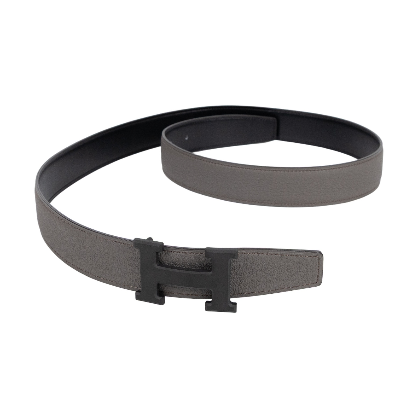 愛馬仕 Hermes H皮帶釦 32mm 雙面腰帶 H080029CY89pH073967CACA095 W刻  原廠盒子/防塵袋/購買證明正本