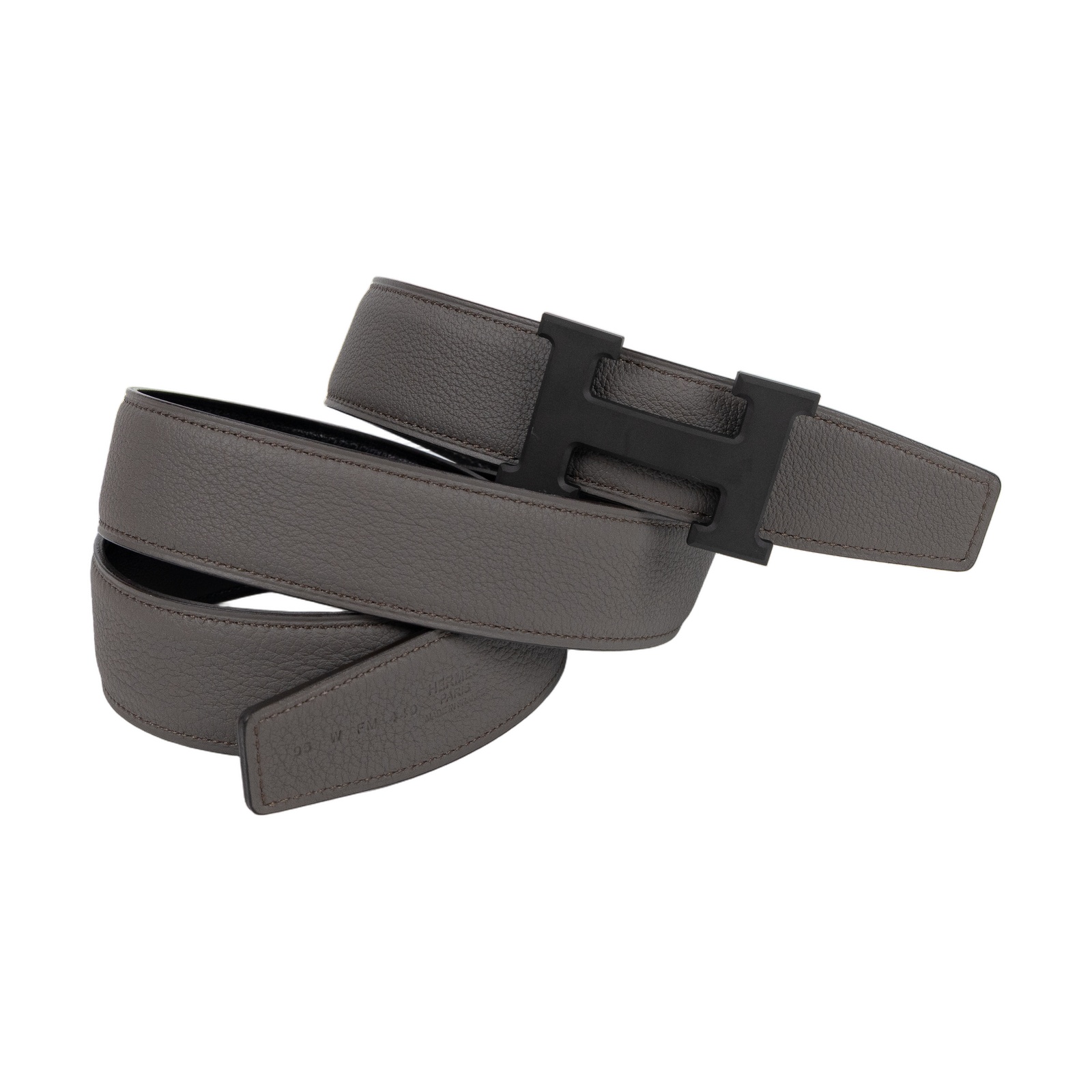 愛馬仕 Hermes H皮帶釦 32mm 雙面腰帶 H080029CY89pH073967CACA095 W刻  原廠盒子/防塵袋/購買證明正本