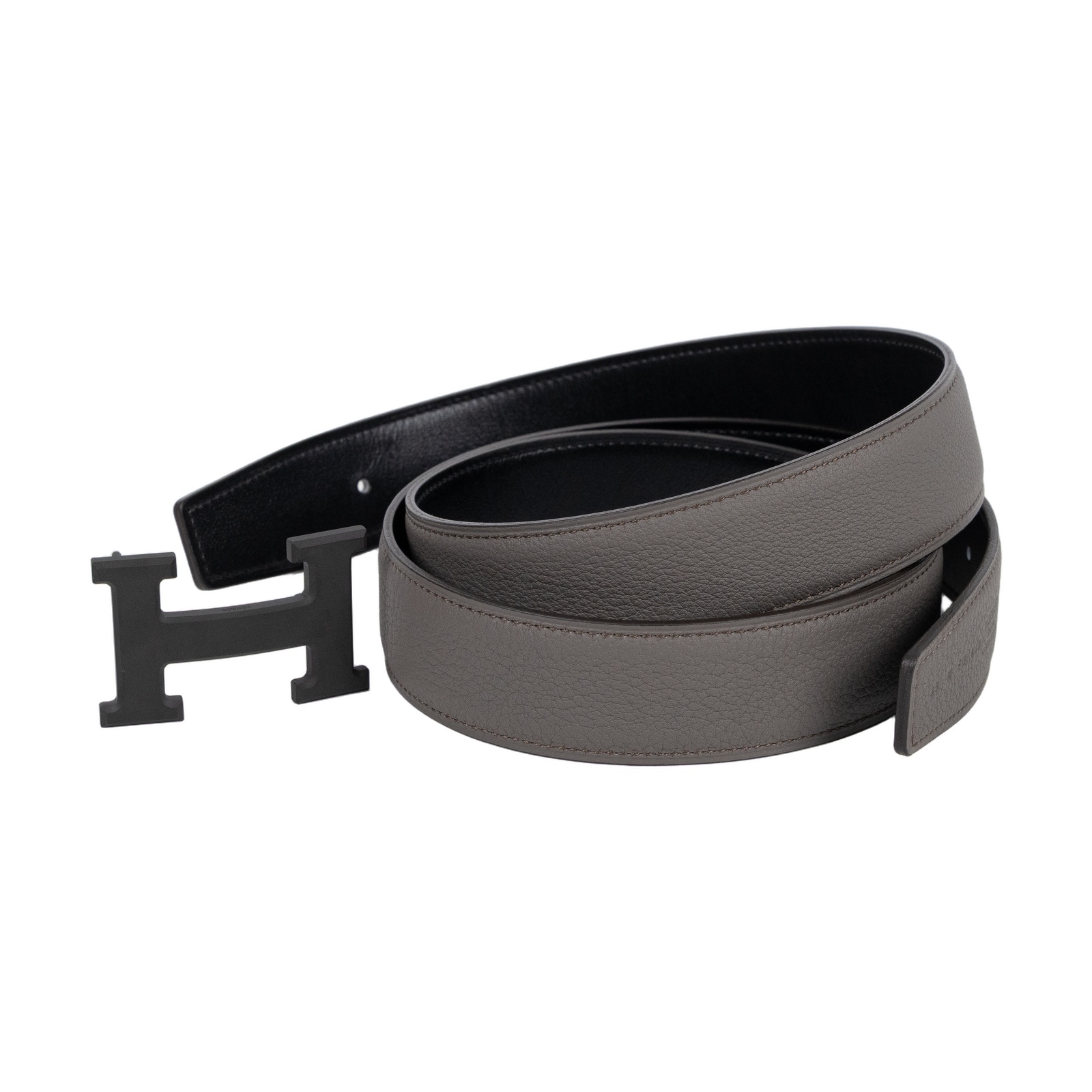 愛馬仕 Hermes H皮帶釦 32mm 雙面腰帶 H080029CY89pH073967CACA095 W刻  原廠盒子/防塵袋/購買證明正本