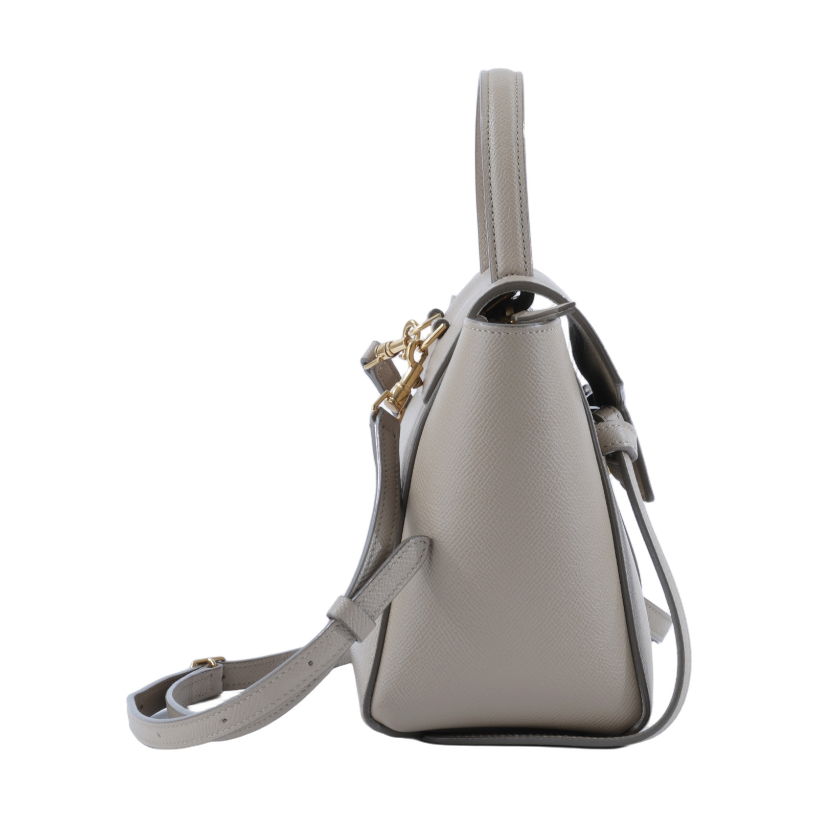 思琳 CELINE 珠地小牛皮 袖珍型 Belt 手袋 189003ZVA 奶茶色BELT NANO 防塵袋/背帶