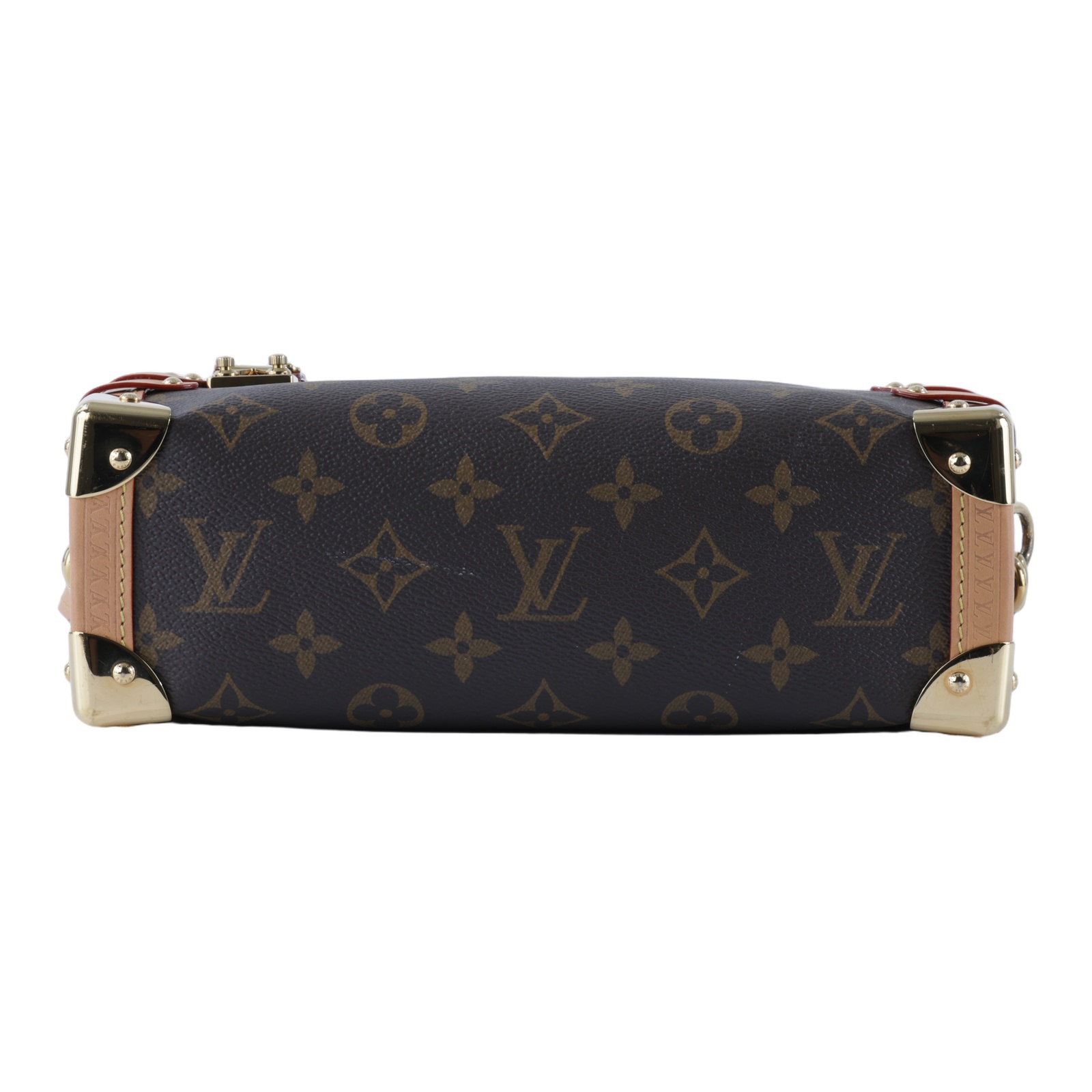 路易威登 LOUIS VUITTON Side Trunk MM 老花 手提 肩背 箱包 M46358 晶片款 原花SIDE TRUNK MM 背帶2