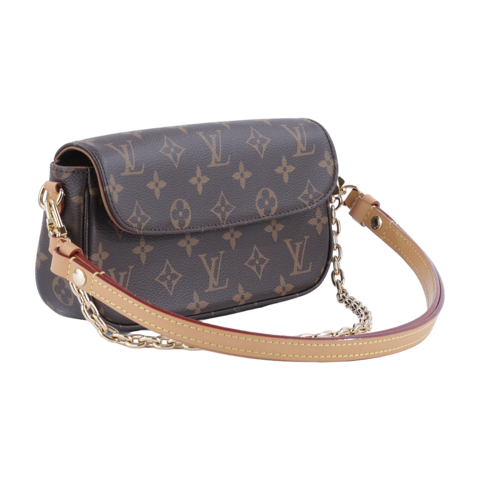 路易威登 LOUIS VUITTON Wallet on Chain Ivy 麻將包 手提 腋下單肩包 M81911 晶片款  原廠盒子/防塵袋/購買證明正本/背帶2