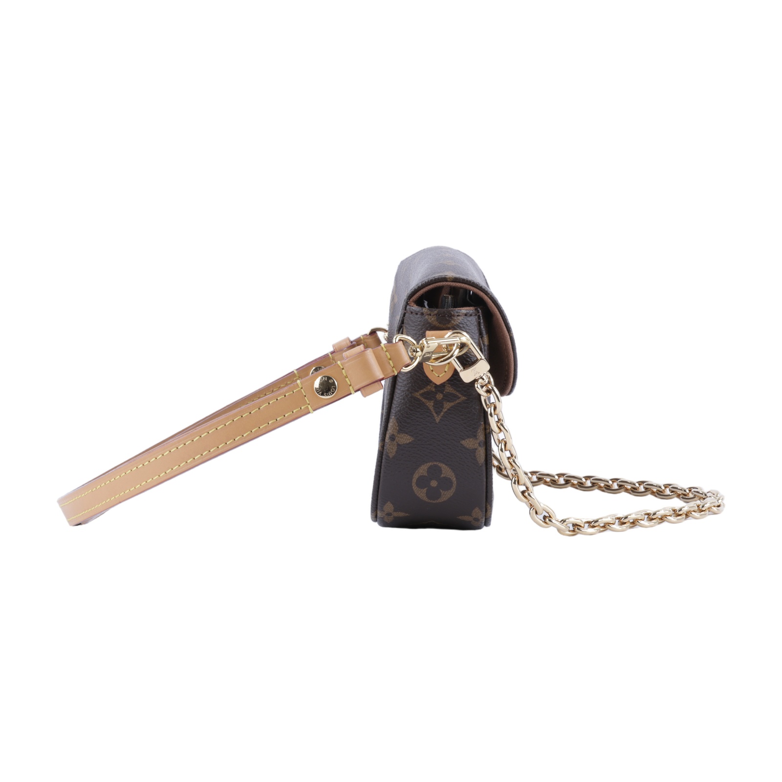 路易威登 LOUIS VUITTON Wallet on Chain Ivy 麻將包 手提 腋下單肩包 M81911 晶片款  原廠盒子/防塵袋/購買證明正本/背帶2