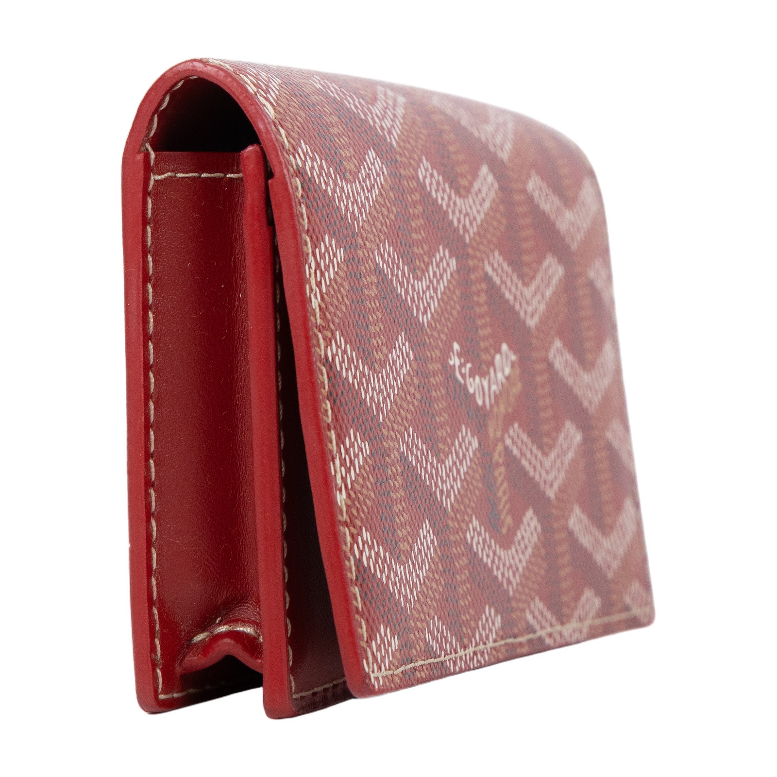 高雅德 GOYARD Malesherbes Card Wallet 卡夾 MALESHPMLTY 紅Malesherbes卡片夾 原廠盒子