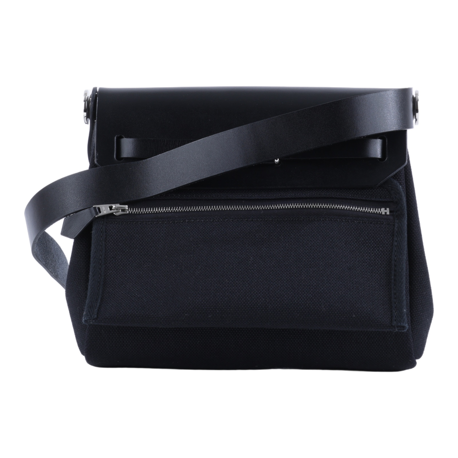 愛馬仕 Hermes Herbag Zip 20 銀色五金 黑色 H086430CKAA K BT 012 TD  黑HERBAG20 防塵袋/購買證明