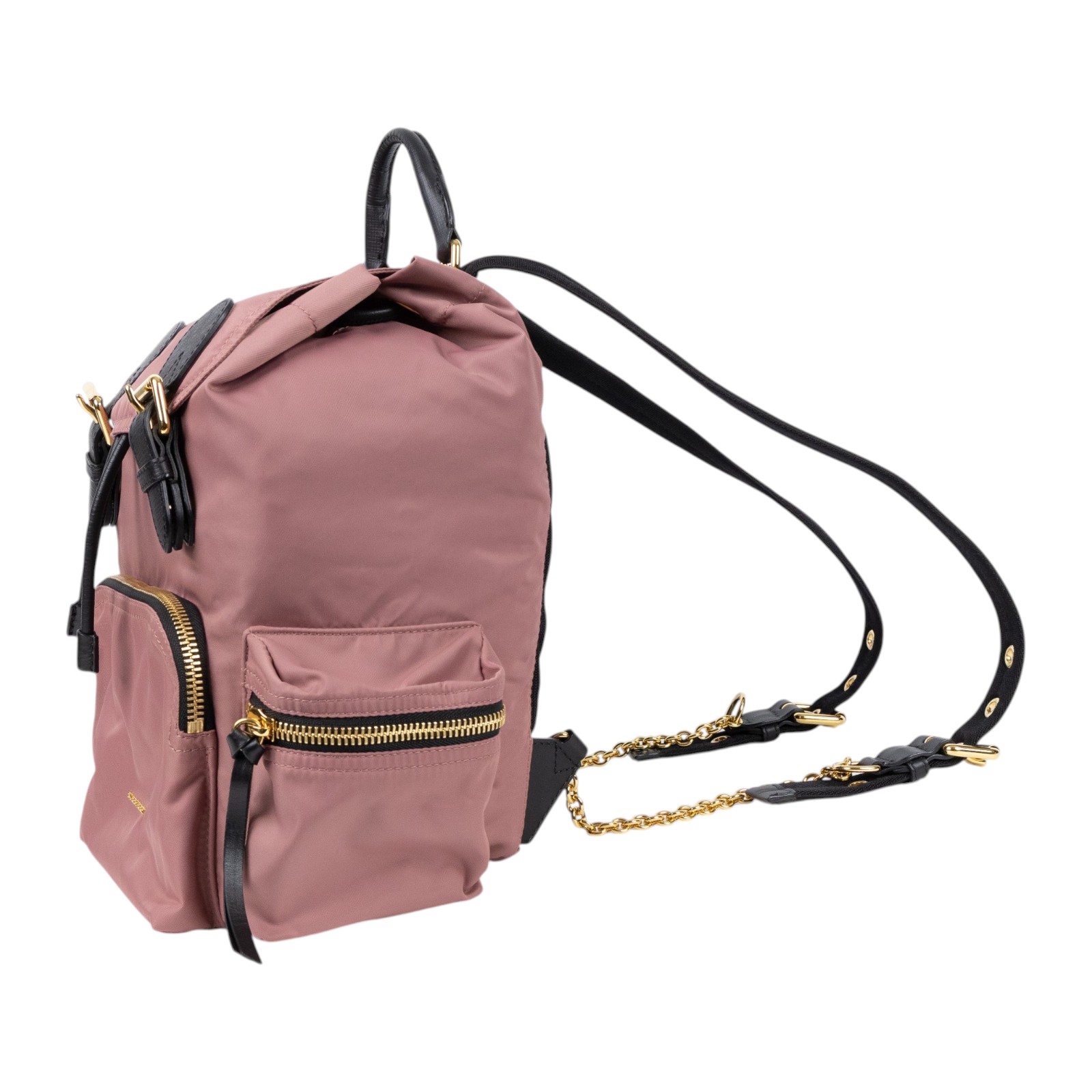 博柏利 BURBERRY The Rucksack 尼龍 後背包 4020959 粉尼龍後背包 防塵袋