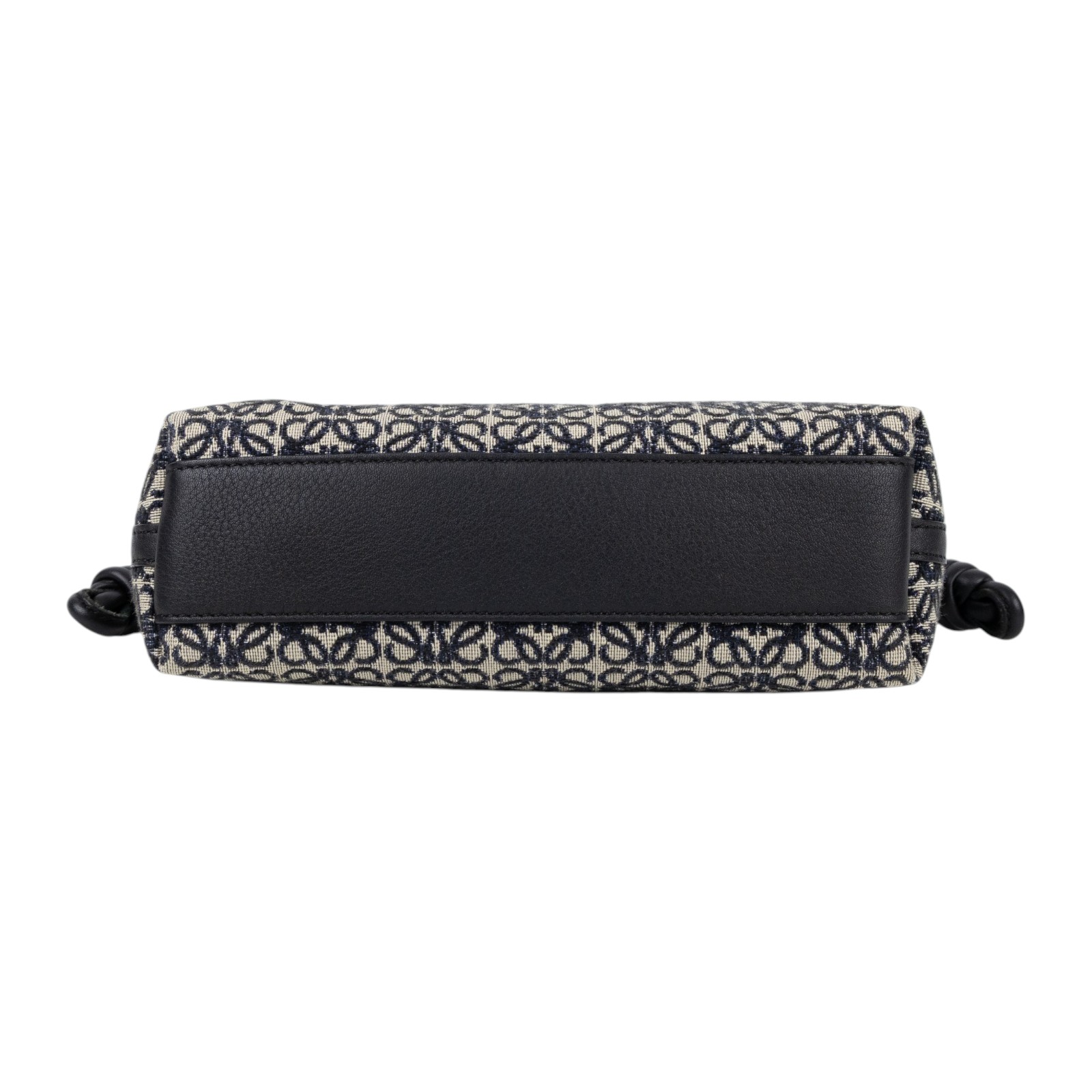 羅意威 LOEWE Mini Flamenco clutch 迷你 肩背包  黑ANAGRAM緹花FLAMENCO MINI 原廠盒子/防塵袋/背帶