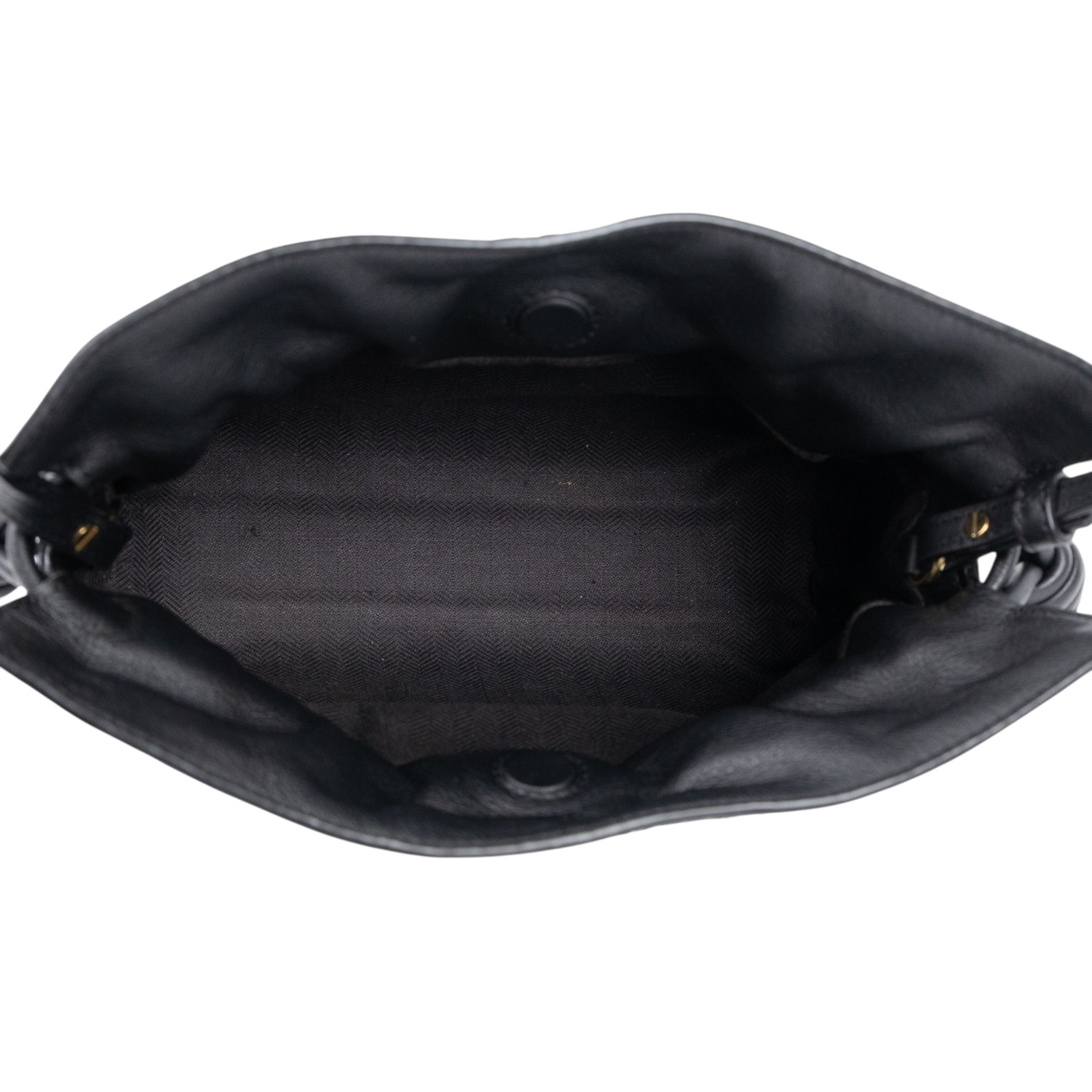 羅意威 LOEWE Mini Flamenco clutch 迷你 肩背包  黑ANAGRAM緹花FLAMENCO MINI 原廠盒子/防塵袋/背帶