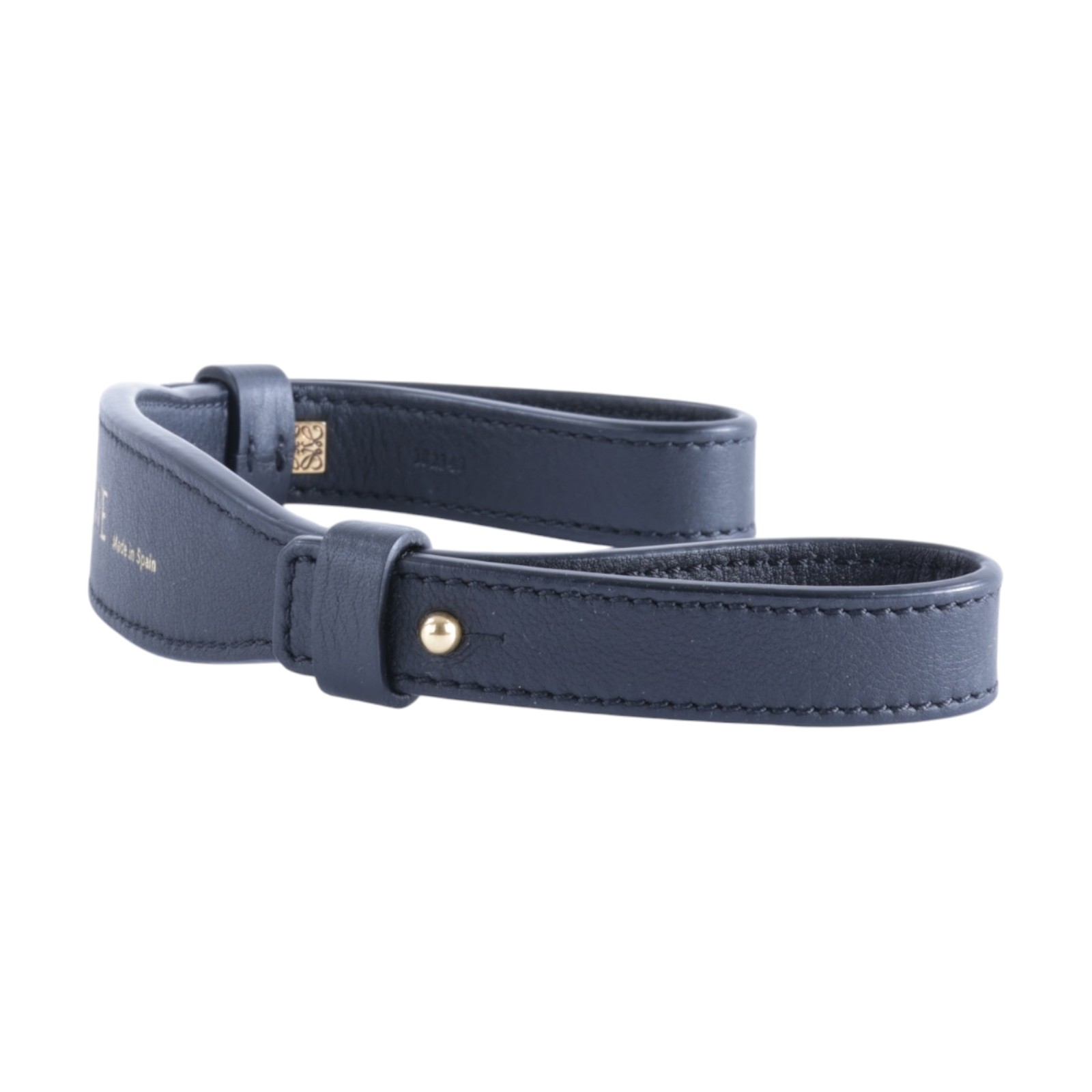 羅意威 LOEWE Anagram 短背帶 肩帶 182345 黑LOGO燙金提把 防塵袋