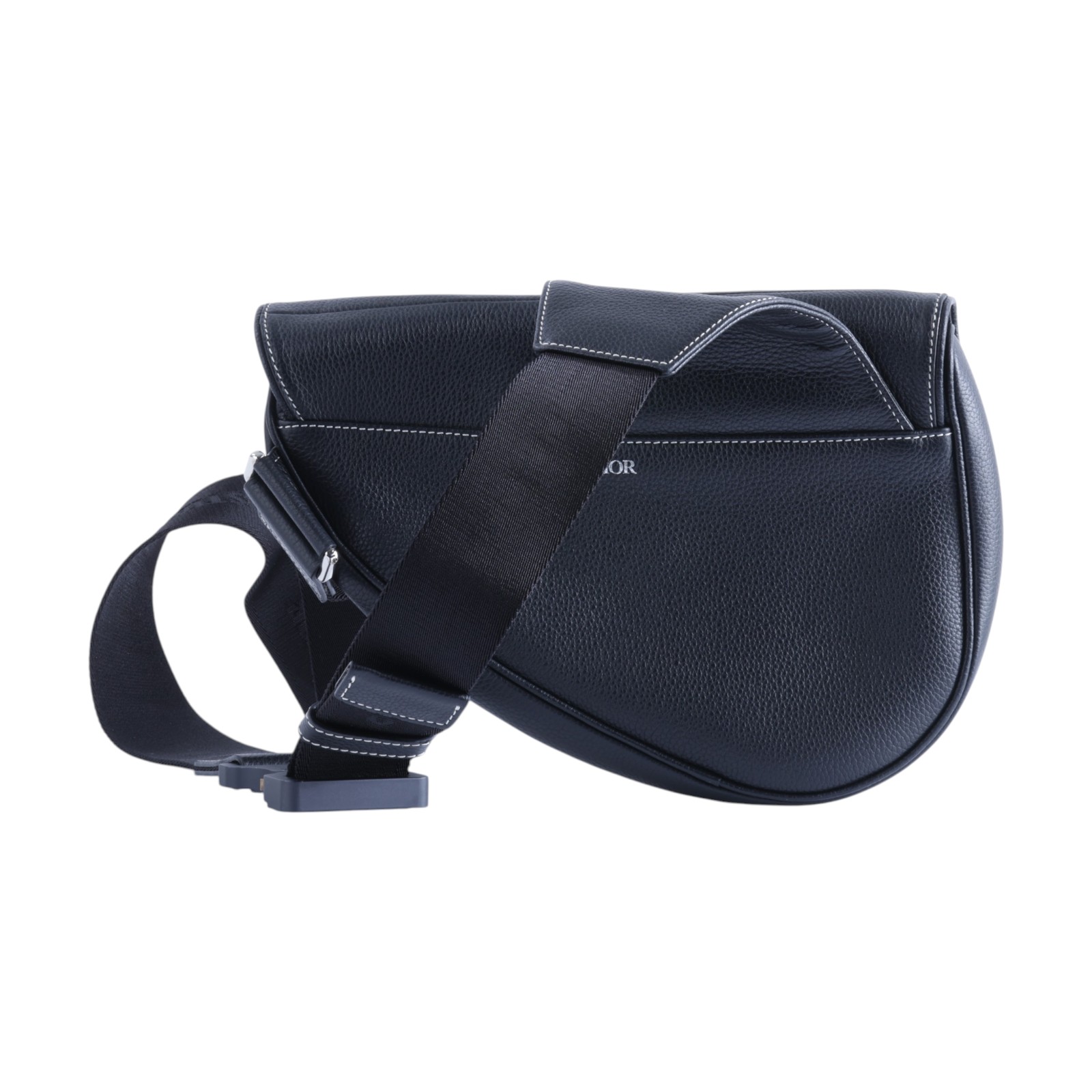 迪奧 CHRISTIAN DIOR Saddle 馬鞍包 胸包 斜背包 腰包 1ADPO093YZS 黑Shawn Stussy蜜蜂刺繡馬鞍包 無附屬品