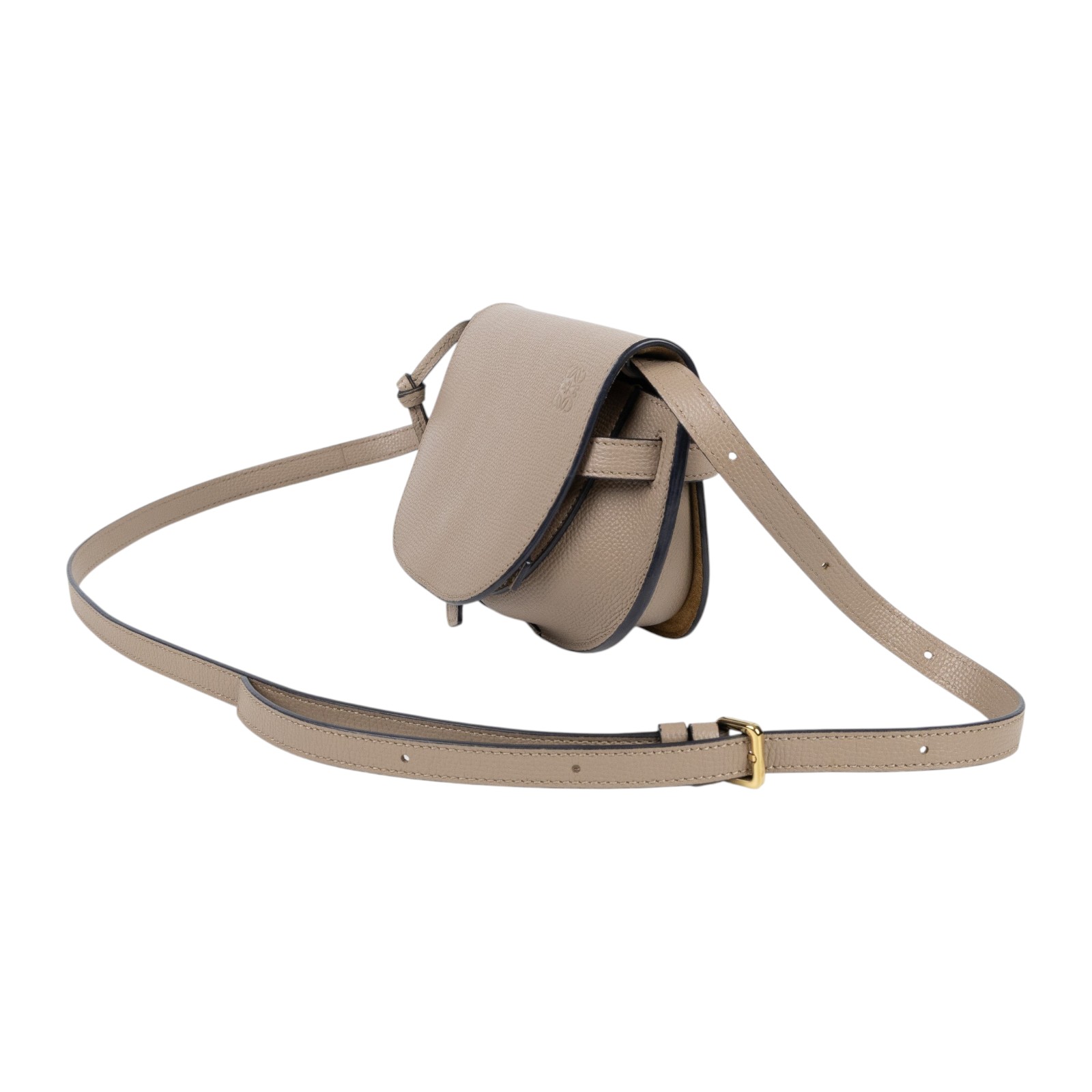 羅意威 LOEWE Mini Gate Dual bag 迷你 小牛皮 肩背包 A650N46X02 沙色GATE MINI 防塵袋/背帶