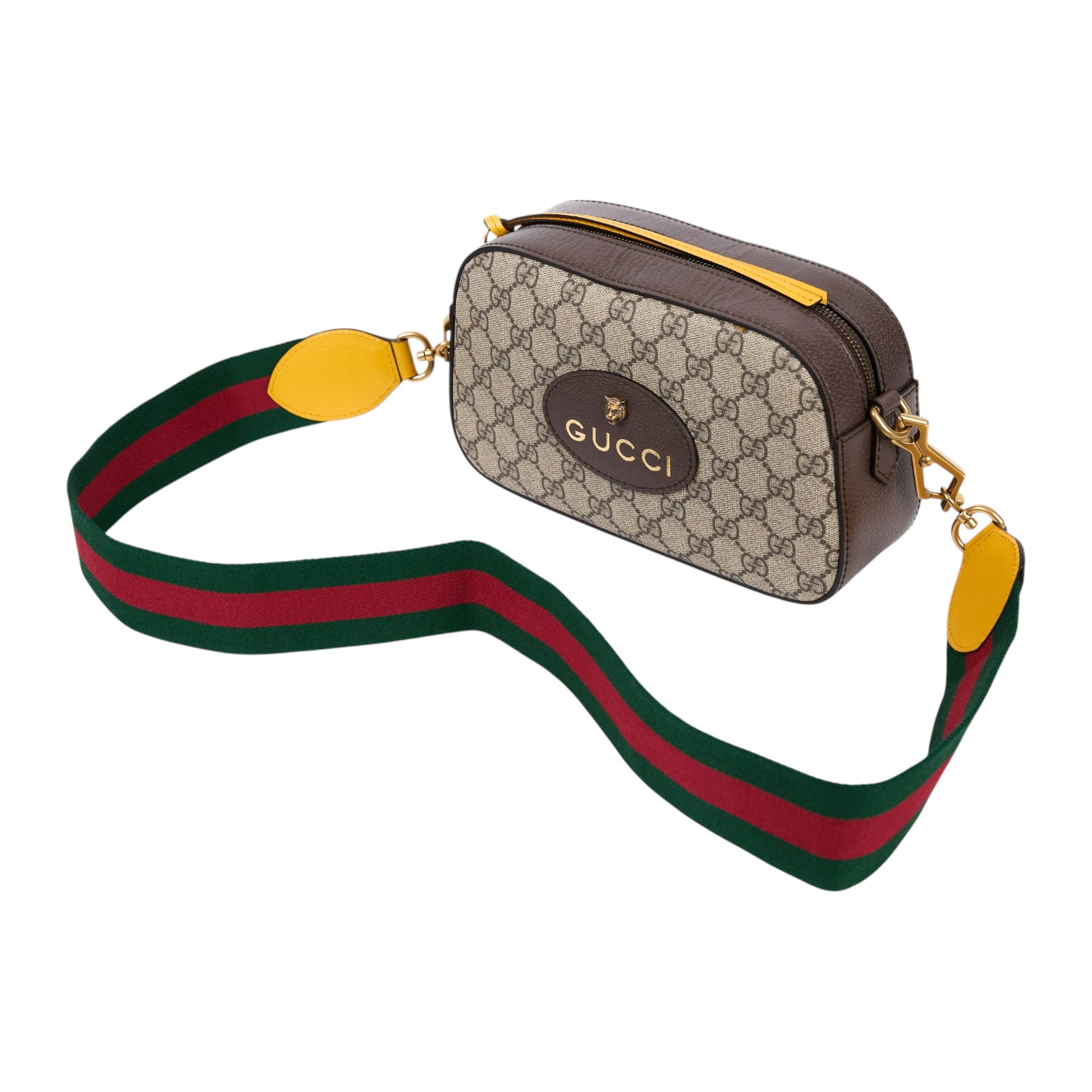 古馳 GUCCI GG 郵差袋 小型 476466 K9GVT 虎頭相機包 原廠盒子/防塵袋/背帶