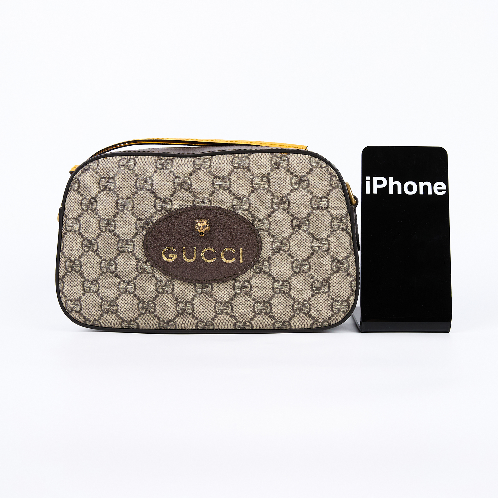 古馳 GUCCI GG 郵差袋 小型 476466 K9GVT 虎頭相機包 原廠盒子/防塵袋/背帶