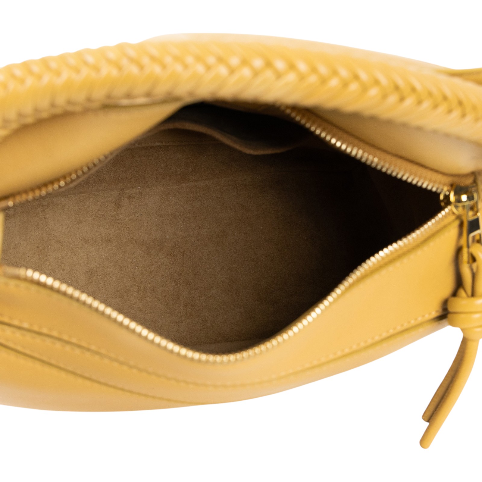 羅意威 LOEWE Small Puzzle bag 斜背包 A510S21XAE 淺黃編織提把PUZZLE SMALL 防塵袋/背帶