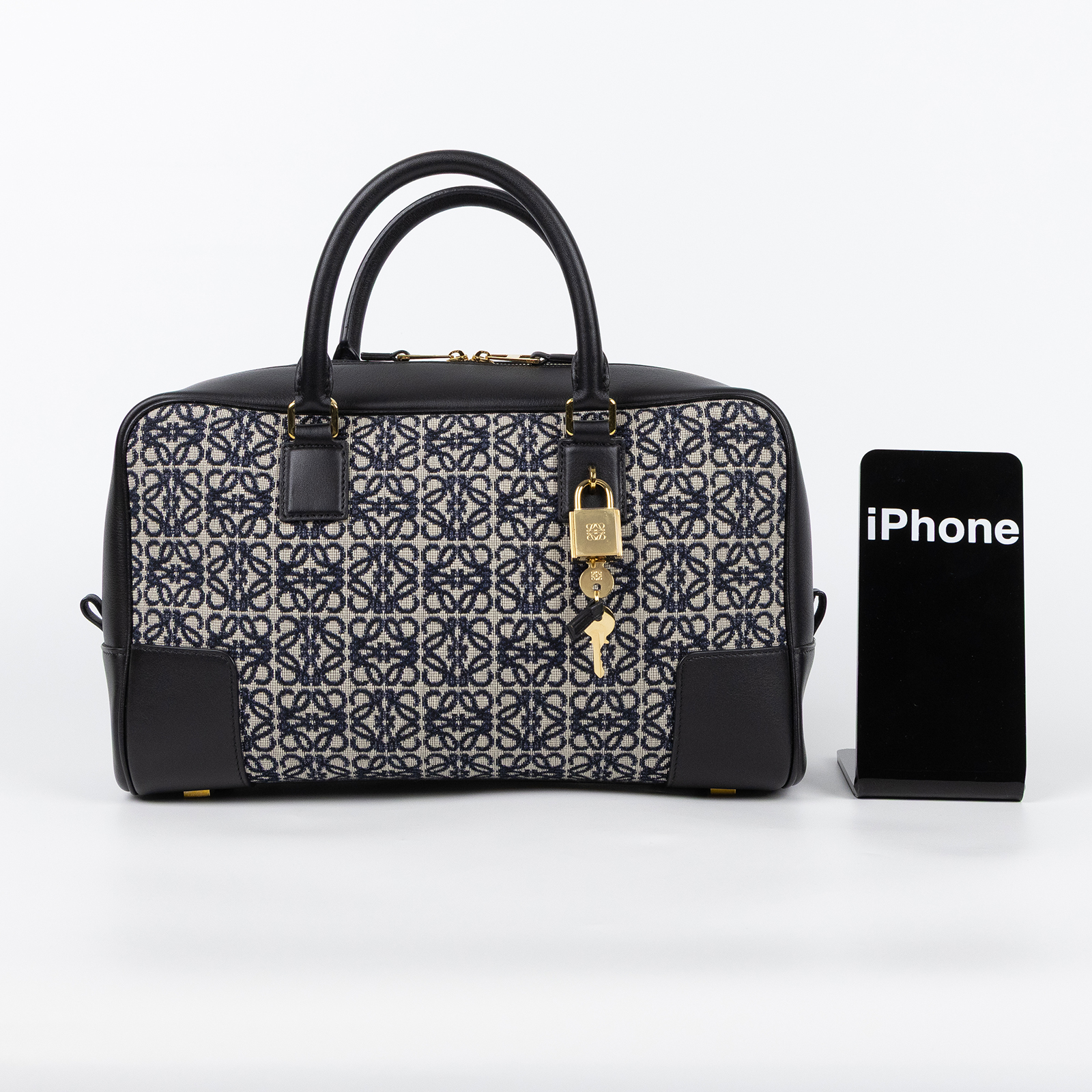 羅意威 LOEWE Amazona 28 bag 肩背 手提包 A039N08X02 黑AMAZONA28 防塵袋/背帶
