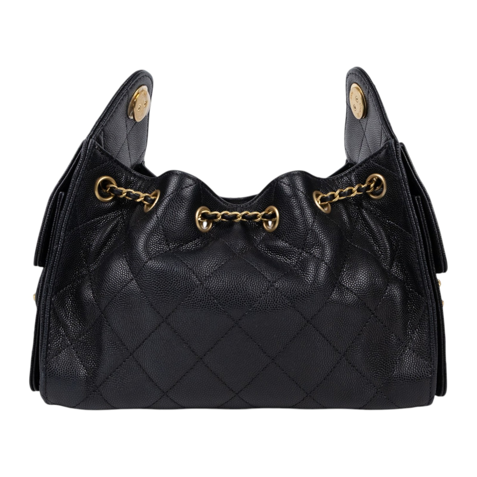 香奈兒 CHANEL 25 迷你包 AS5631 晶片款 黑荔枝25包 MINI 無附屬品