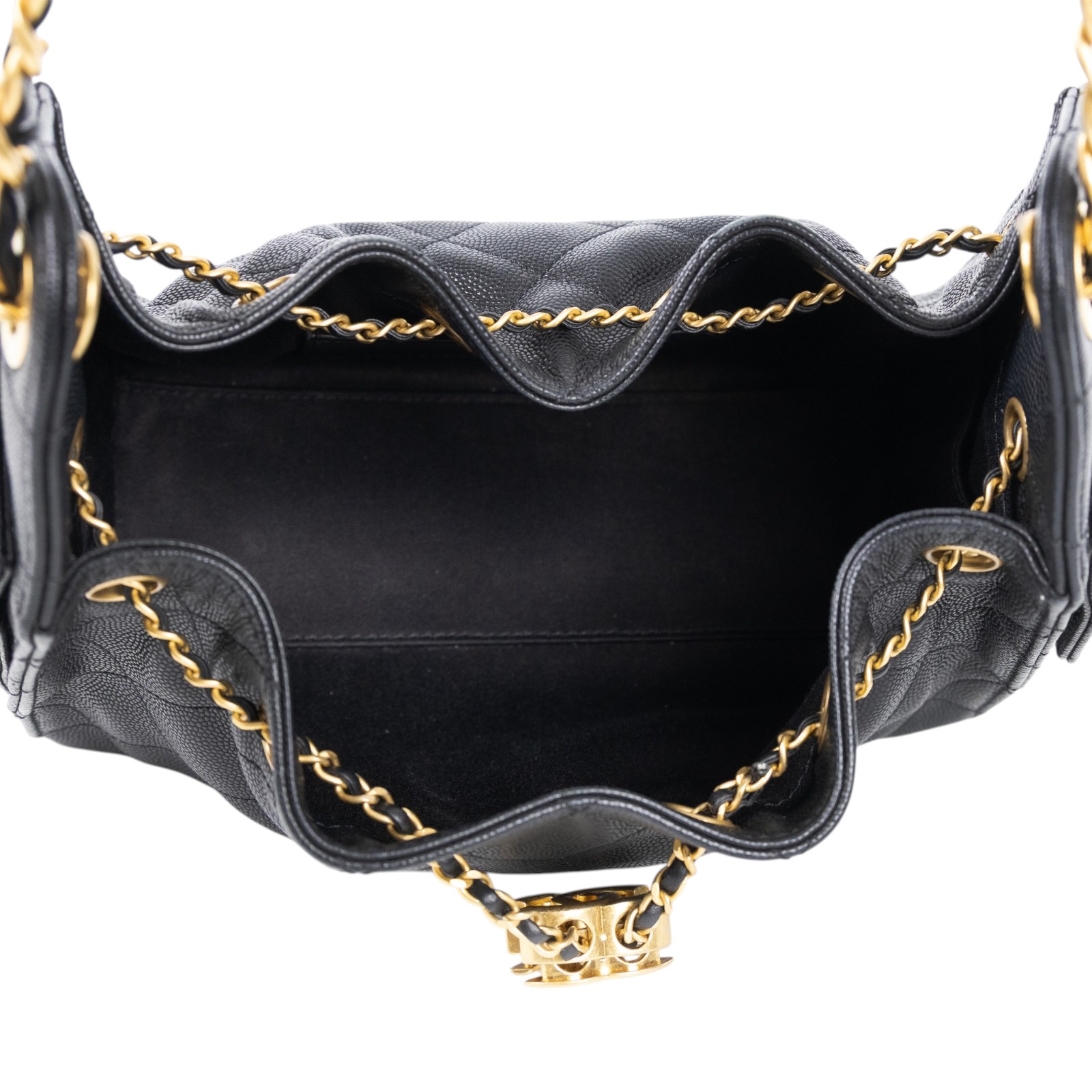 香奈兒 CHANEL 25 迷你包 AS5631 晶片款 黑荔枝25包 MINI 無附屬品
