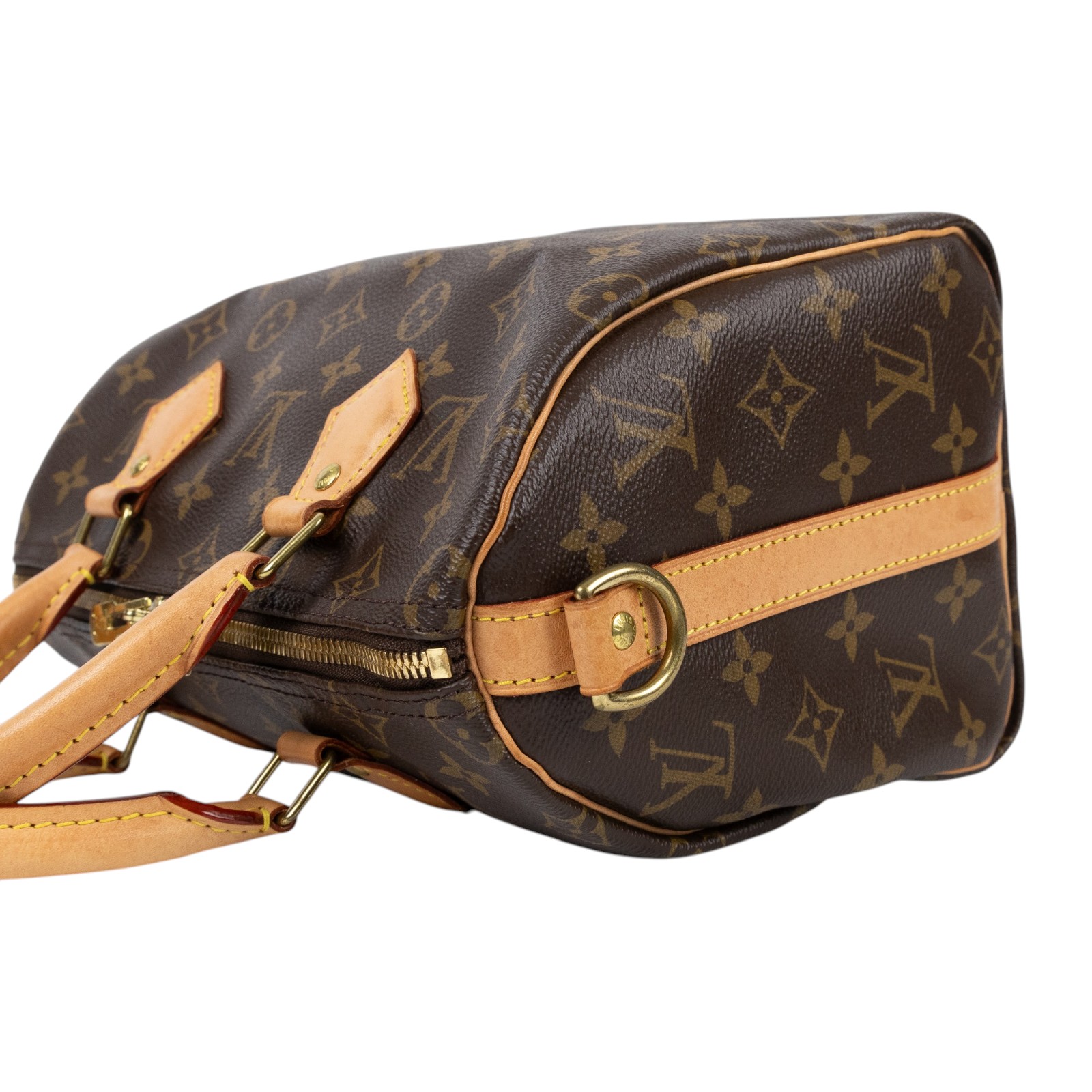 路易威登 LOUIS VUITTON Speedy Bandoulière  25 經典帆布 手提 斜背 波士頓包 M41113 晶片款  原廠盒子/防塵袋/鎖組