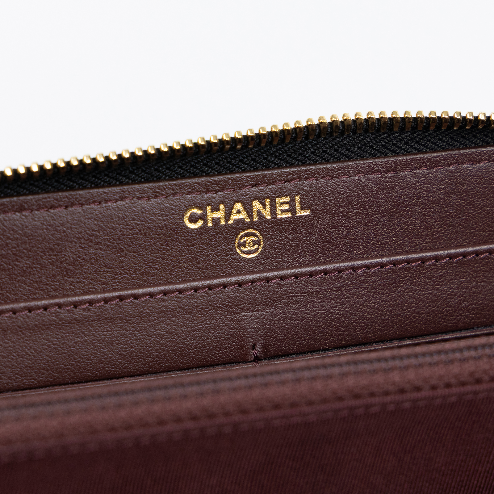 香奈兒 CHANEL 錢包 CC LOGO 拉鍊長夾 A50097 26開 黑荔枝長夾 原廠盒子/防塵袋/保證卡