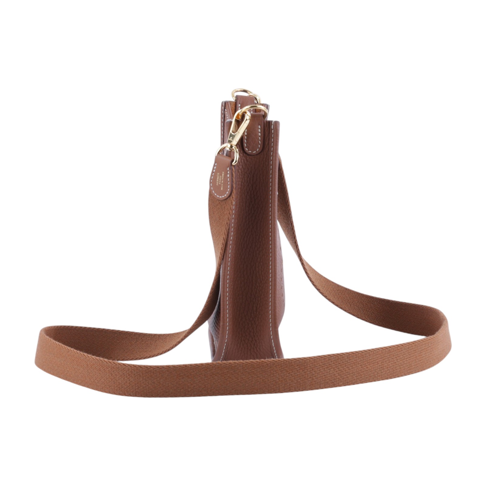 愛馬仕 Hermes Evelyne Bag Mini 伊芙琳包 Evelyne 16 EV16 Z AC 010 AT 金棕EVELYNE MINI 防塵袋