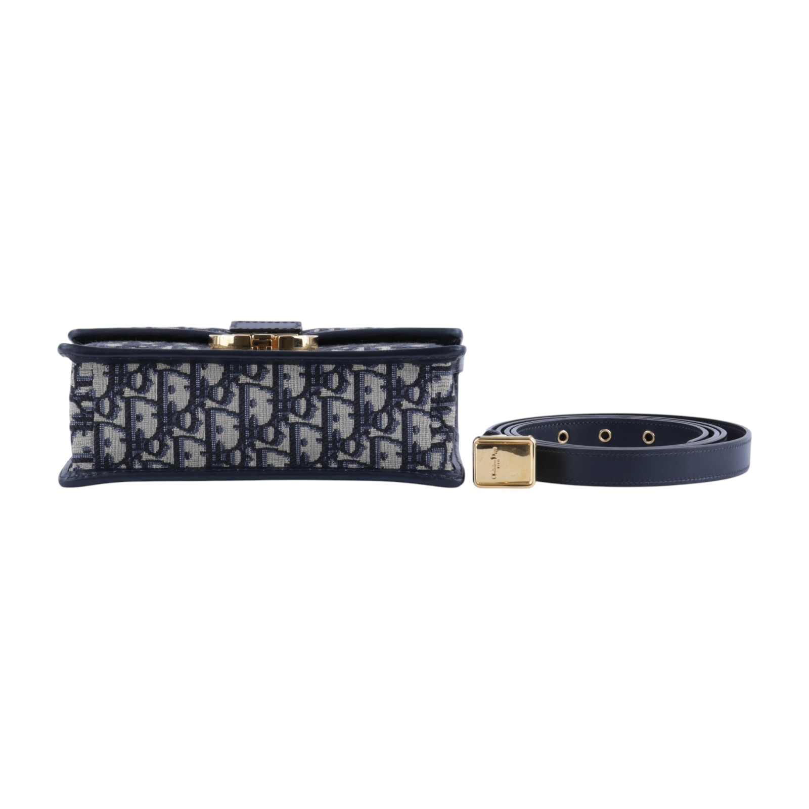 迪奧 CHRISTIAN DIOR 30 Montaigne 小型包 肩背包 斜背包 M9234UTZQ 藍緹花帆布蒙田30 防塵袋/購買證明/保證卡